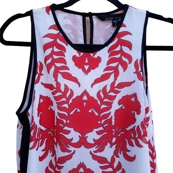 Vintage Atina Cristina Artsy Asymmetrical Hem Tunic Top Sz XS White Size XS / US 0-2 / IT 36-38 - 5 Thumbnail