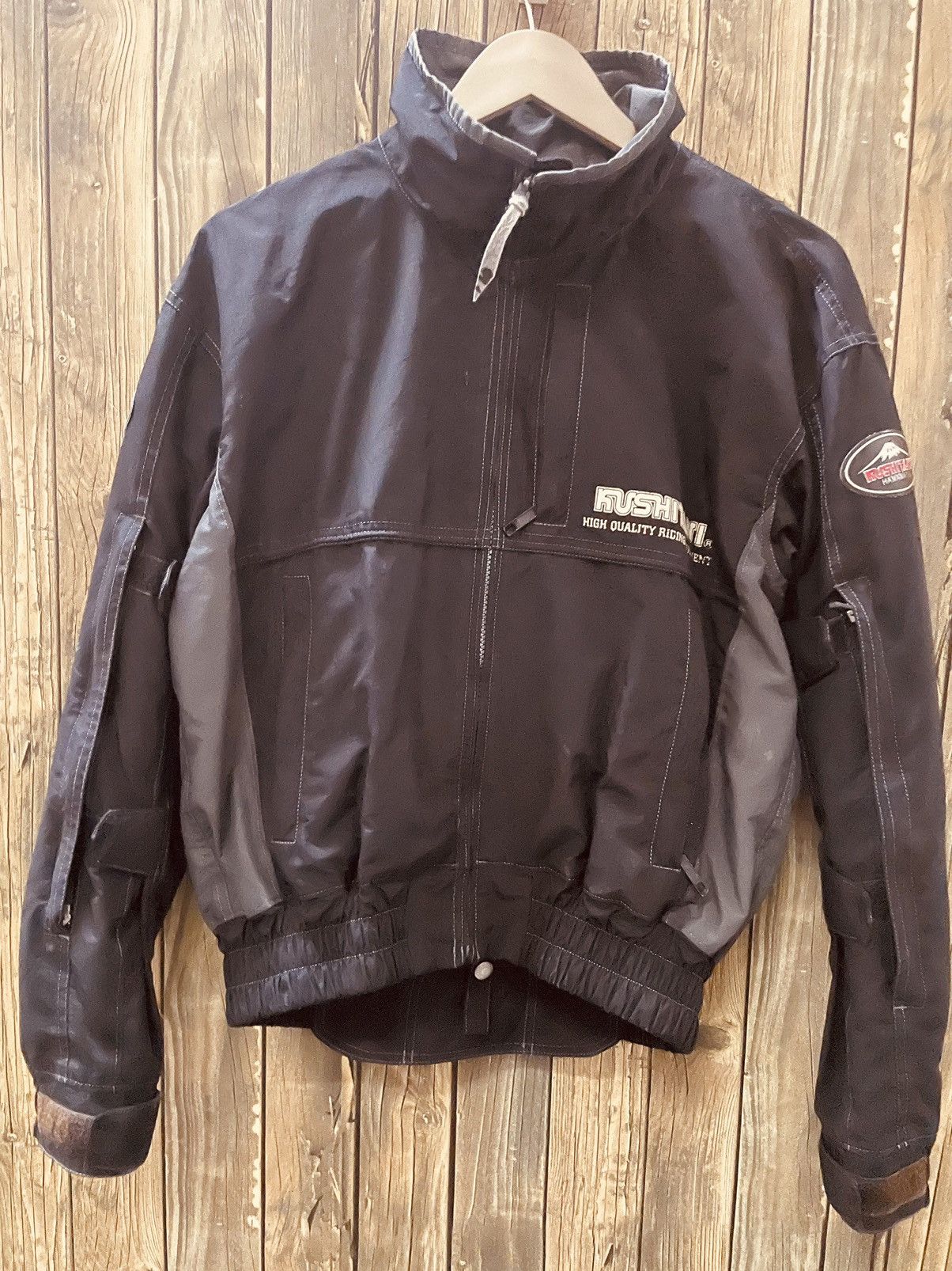 image of Kushitani Hamamatsu Motosports Racing Jacket in Black, Men's (Size Medium)