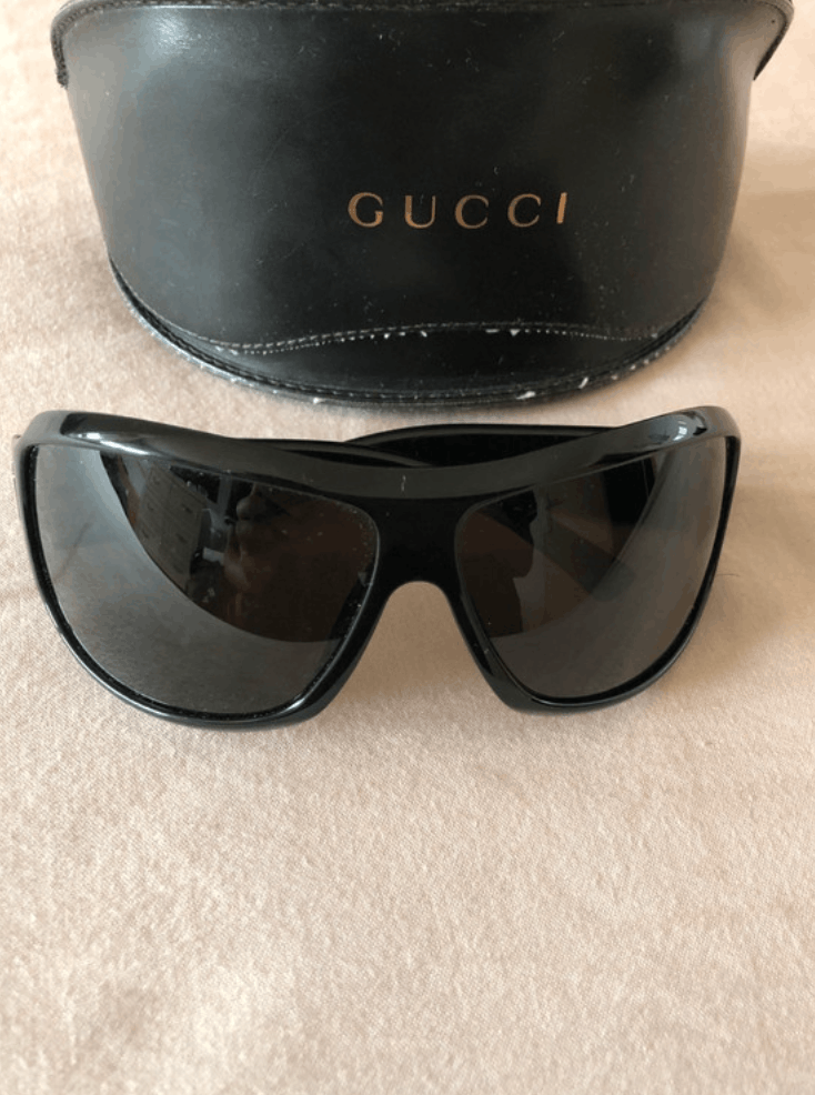 Gucci × Tom Ford × Vintage GUCCI Sunglasses GG1562 Shield Rimless 90s Wrap Vintage Size ONE SIZE - 3 Thumbnail