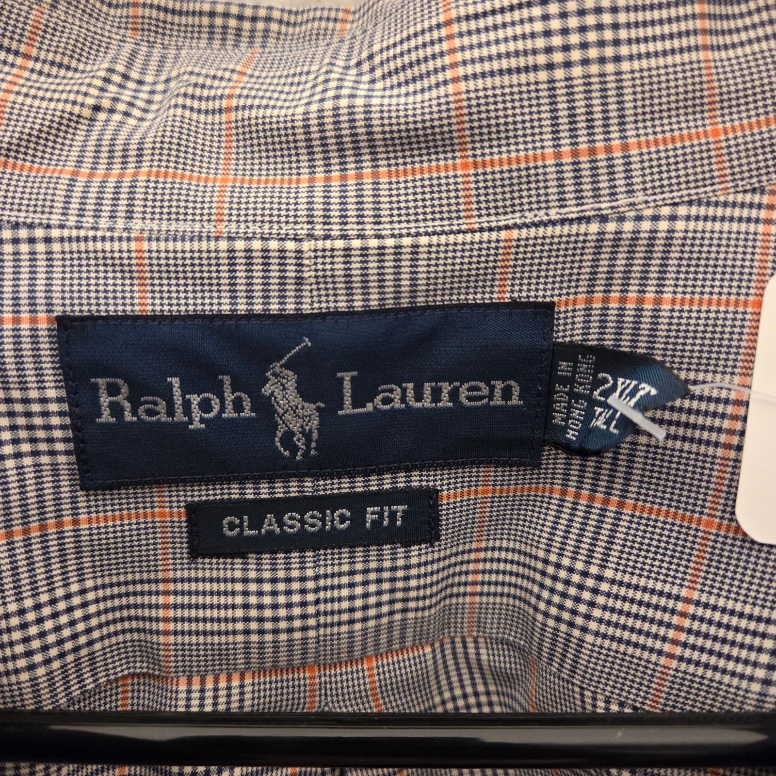 Polo Ralph Lauren Ralph Lauren Men's Classic Fit 2XL Gray Button Down Shirt Size US XXL / EU 58 / 5 - 4 Thumbnail