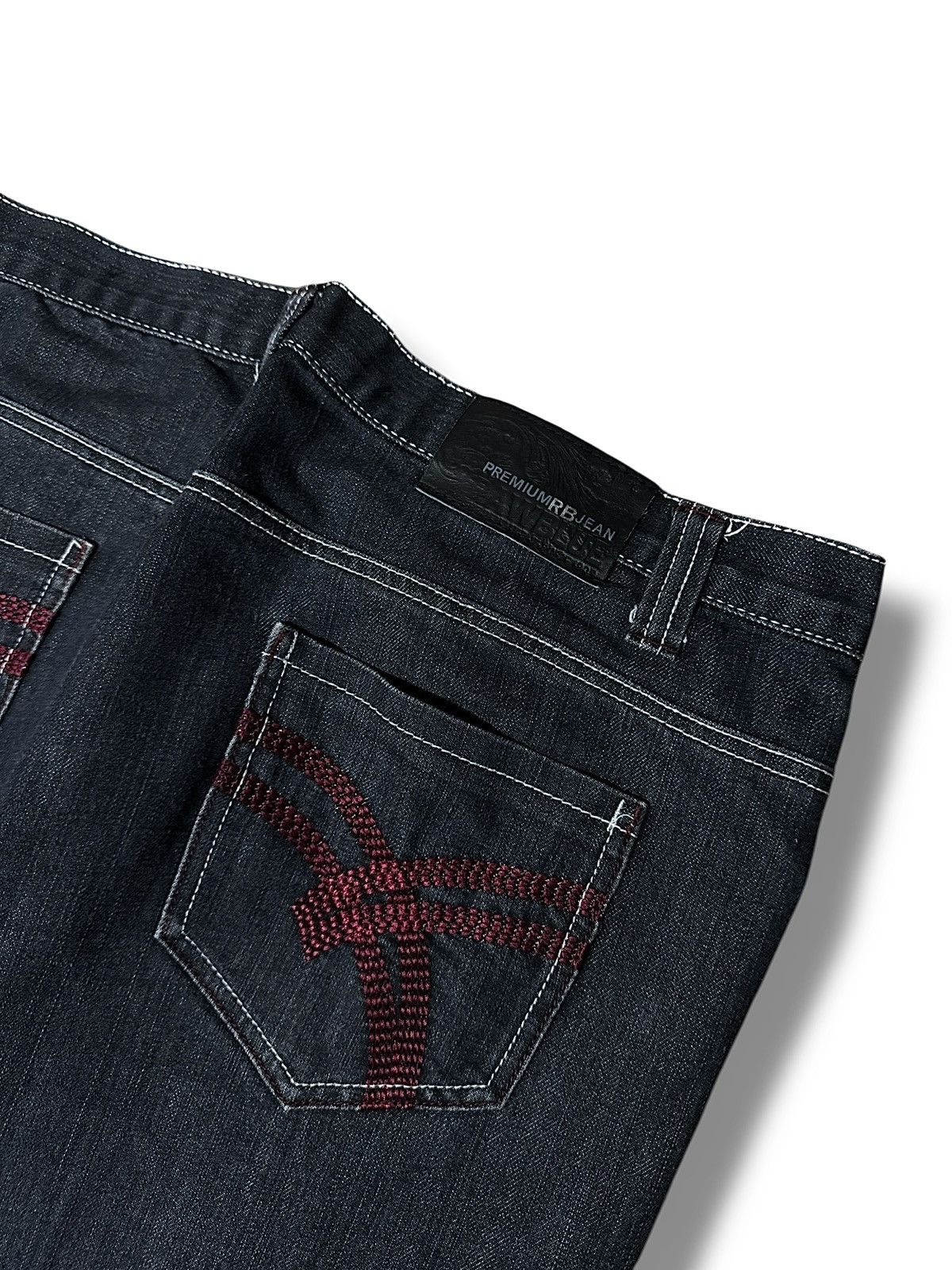 Vintage Rare Design Vintage Japanese Brand Raw Blue Jeans 2000s Size US 36 / EU 52 - 4 Thumbnail
