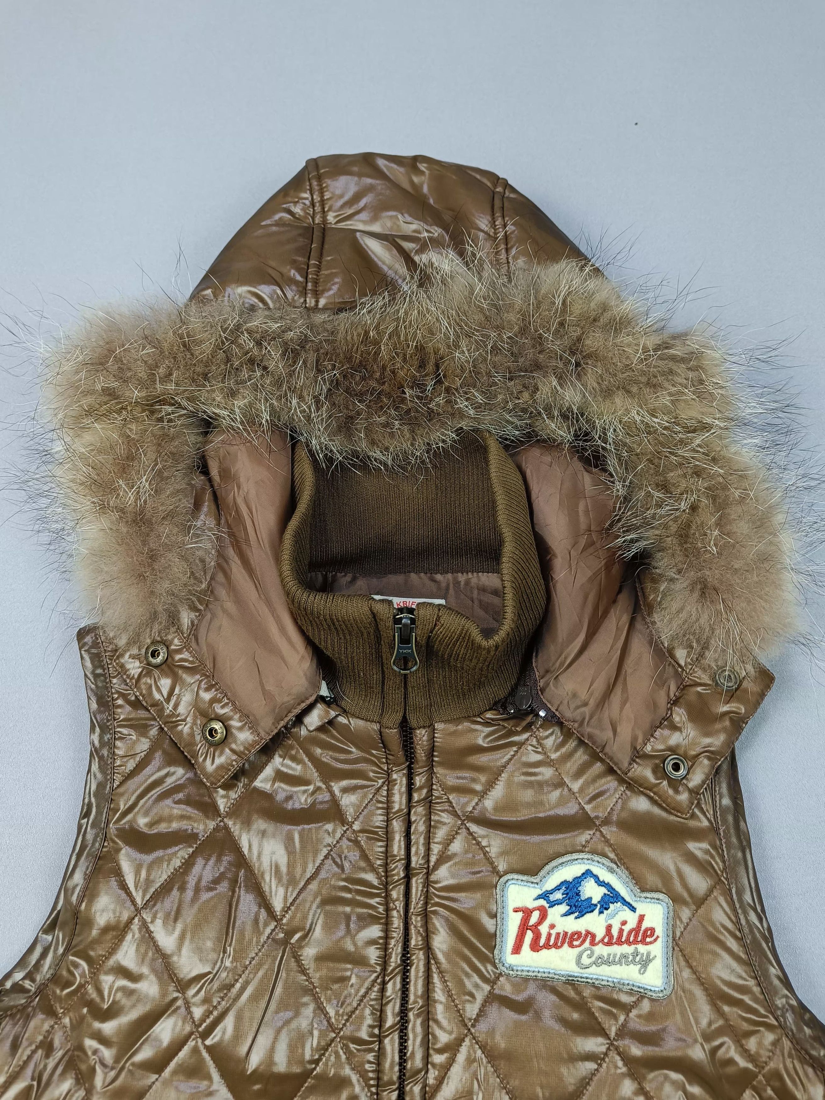 Japanese Brand KRIFF MAYER PUFFER DOWN FUR HOODIES Size M / US 6-8 / IT 42-44 - 6 Thumbnail