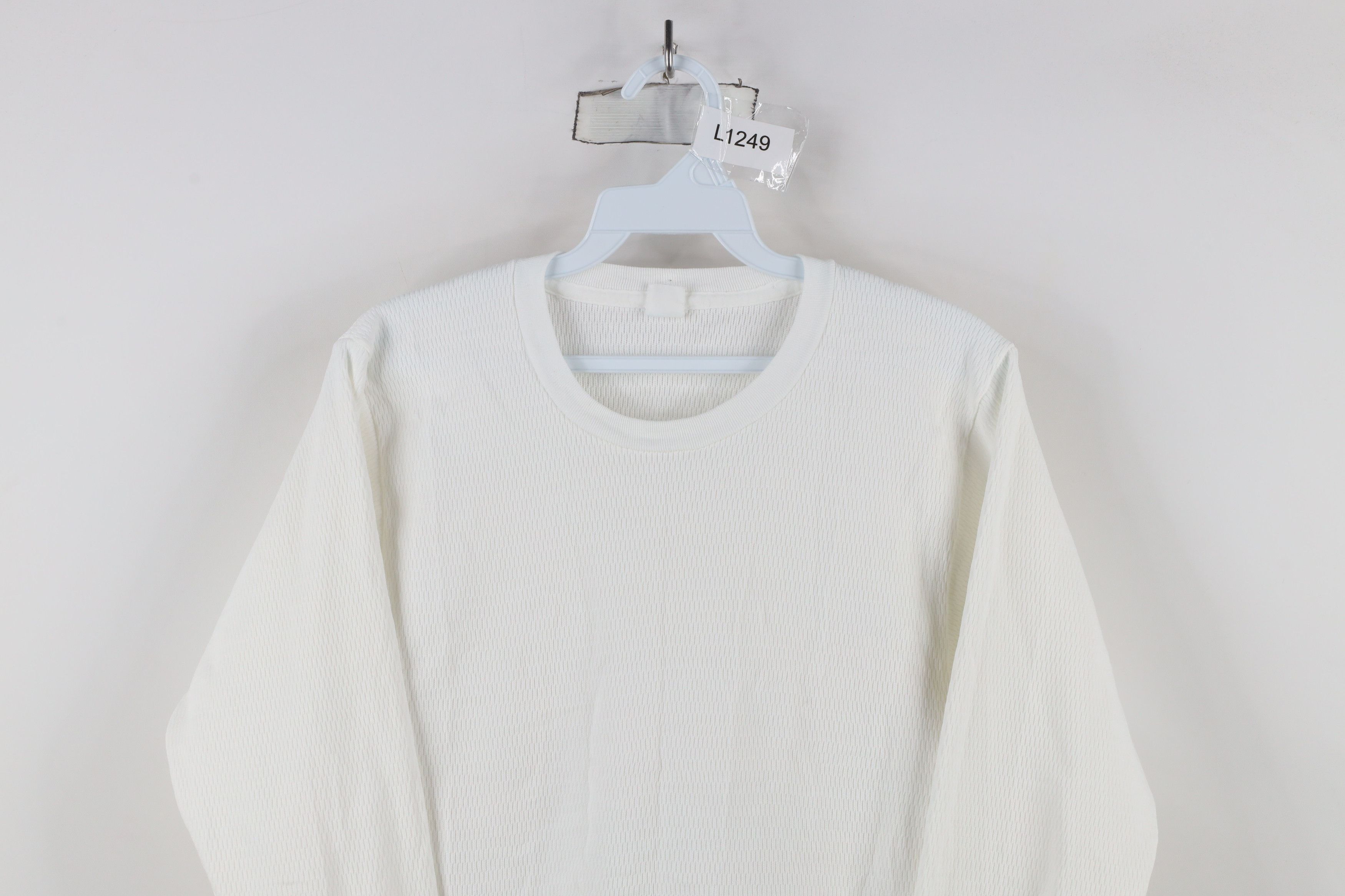 Vintage Vintage 70s Streetwear Waffle Knit Long Sleeve T-Shirt USA Size US M / EU 48-50 / 2 - 2 Thumbnail