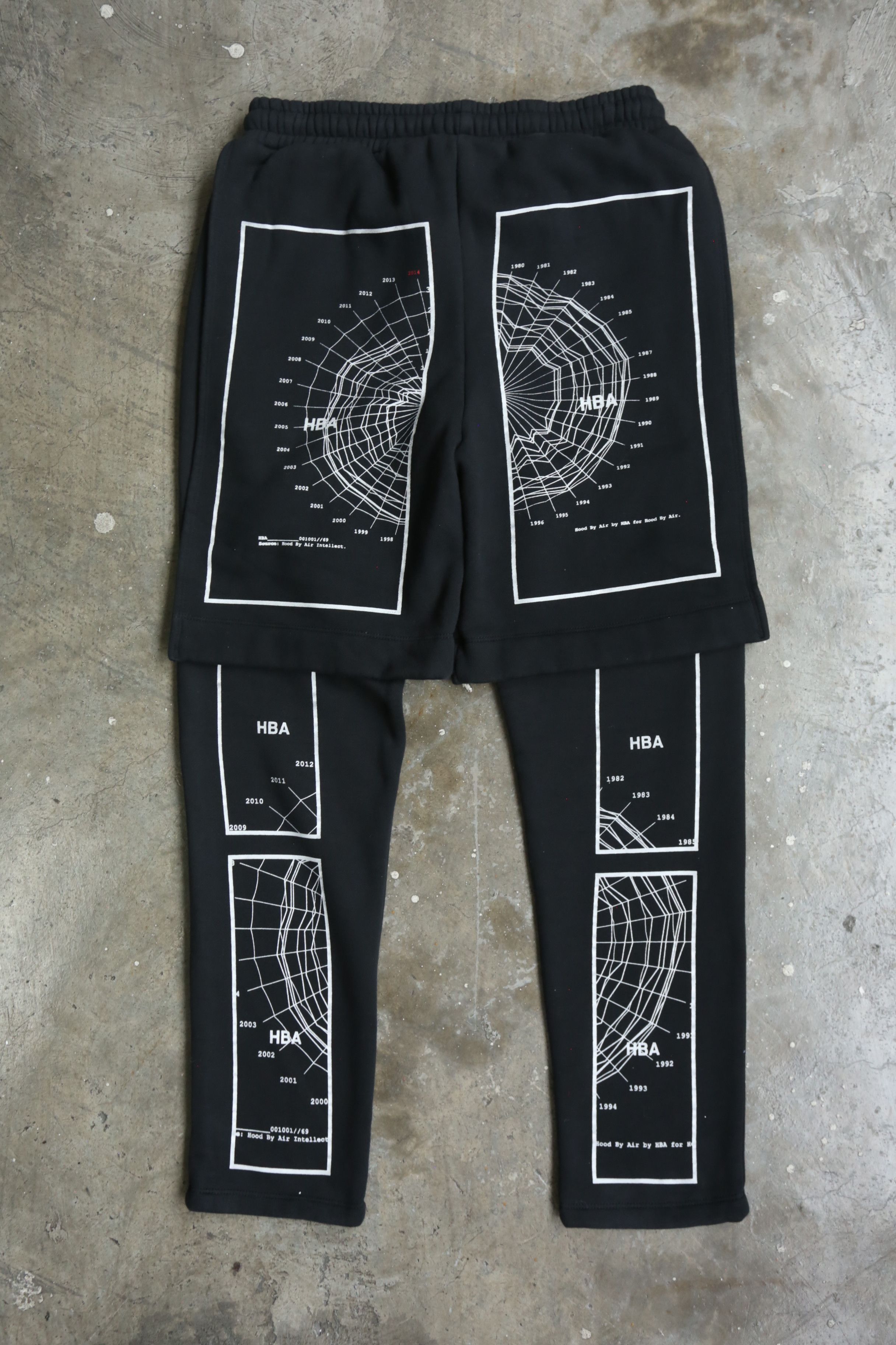 Hood By Air Hood by Air - S/S 14 - Weather Layered Sweatpants Size US 30 / EU 46 - 2 Thumbnail