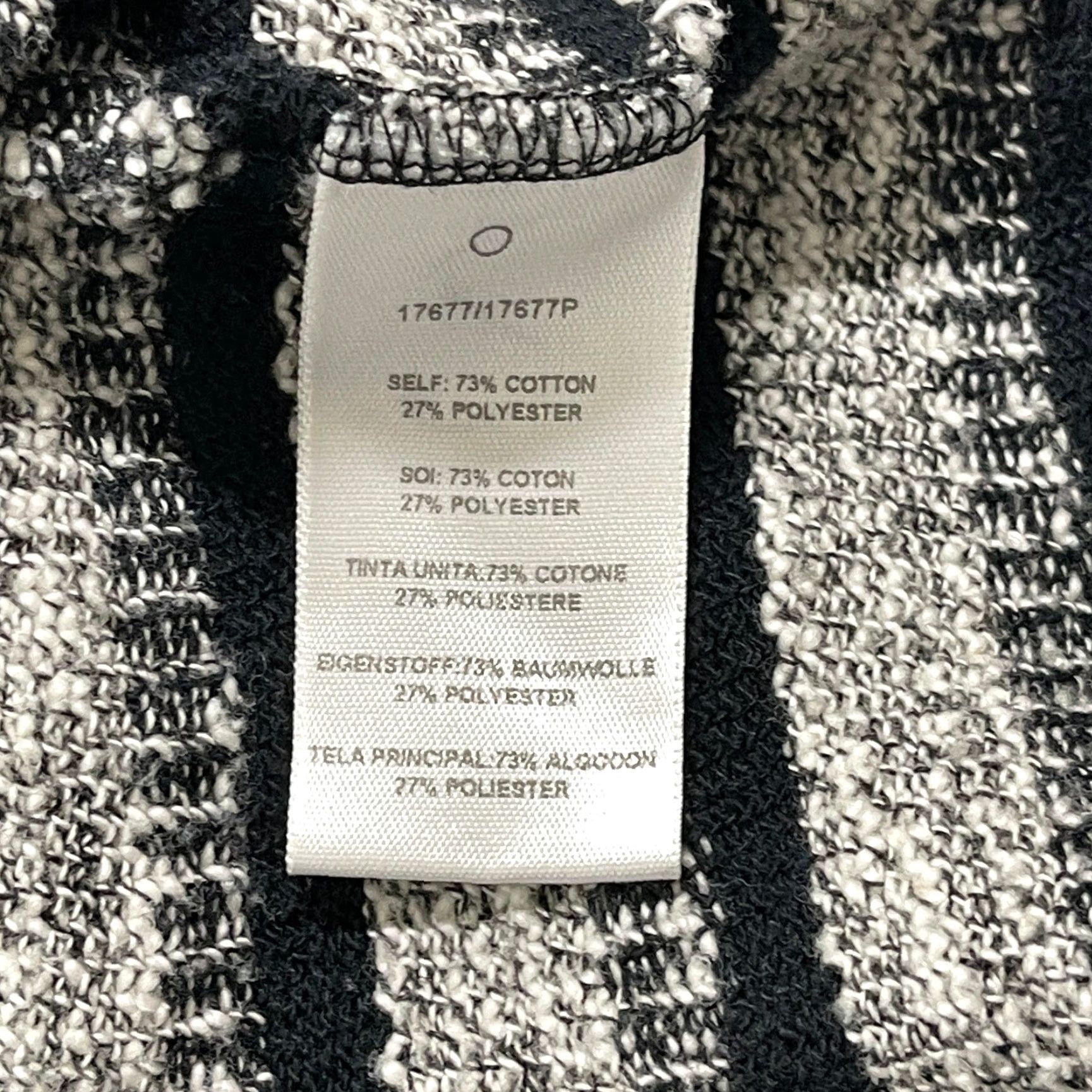 Vintage DOLAN Top M Gray Black Striped Sleeveless Turtleneck Office Modest Cotton Blend Pullover Womens Shirt Shirt? Size M / US 6-8 / IT 42-44 - 7 Thumbnail