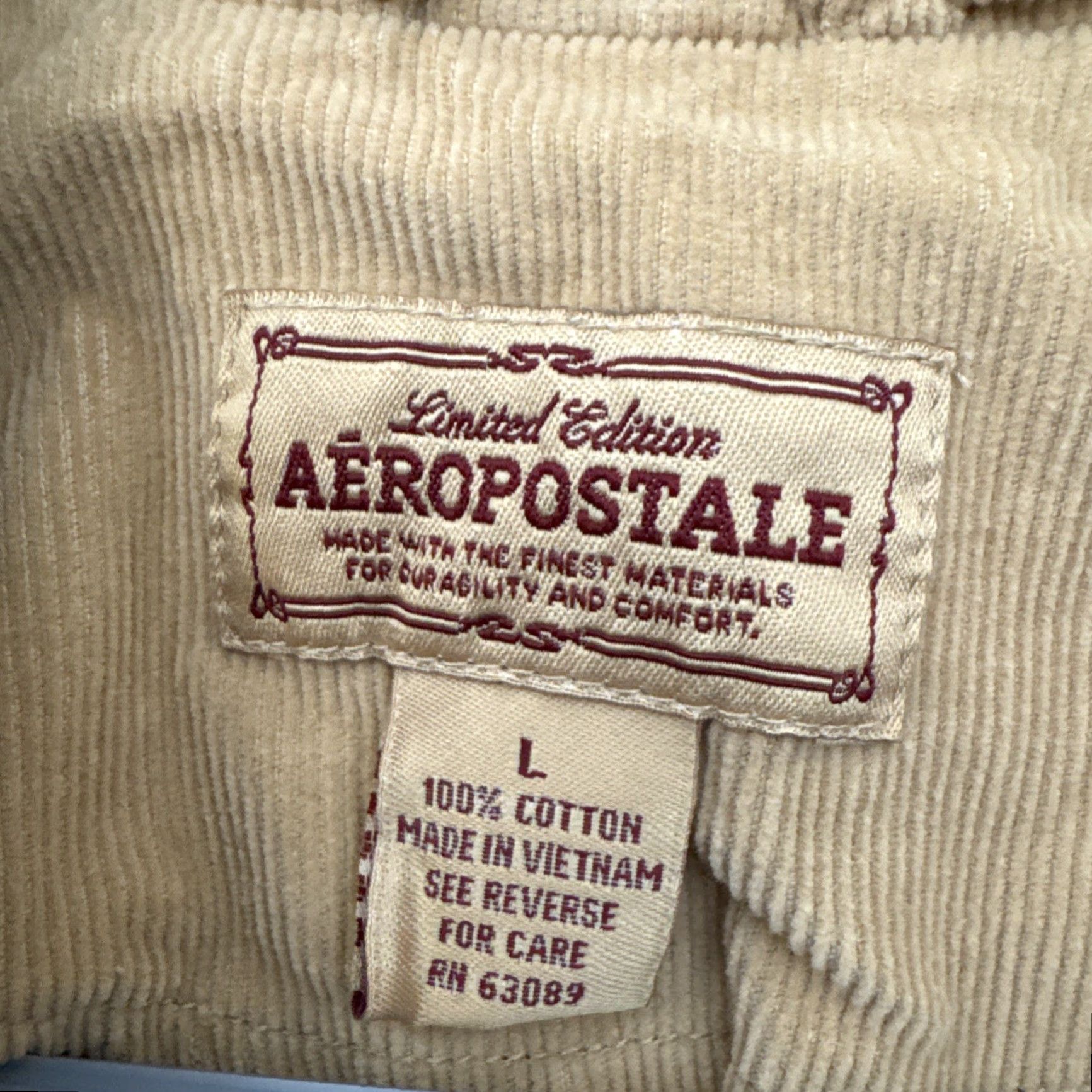 Vintage VINTAGE Aeropostale Corduroy Blazer Womens L Workwear Jacket Utility Retro Jacket Pockets Brown 90s/00s Womens Size L / US 10 / IT 46 - 5 Thumbnail