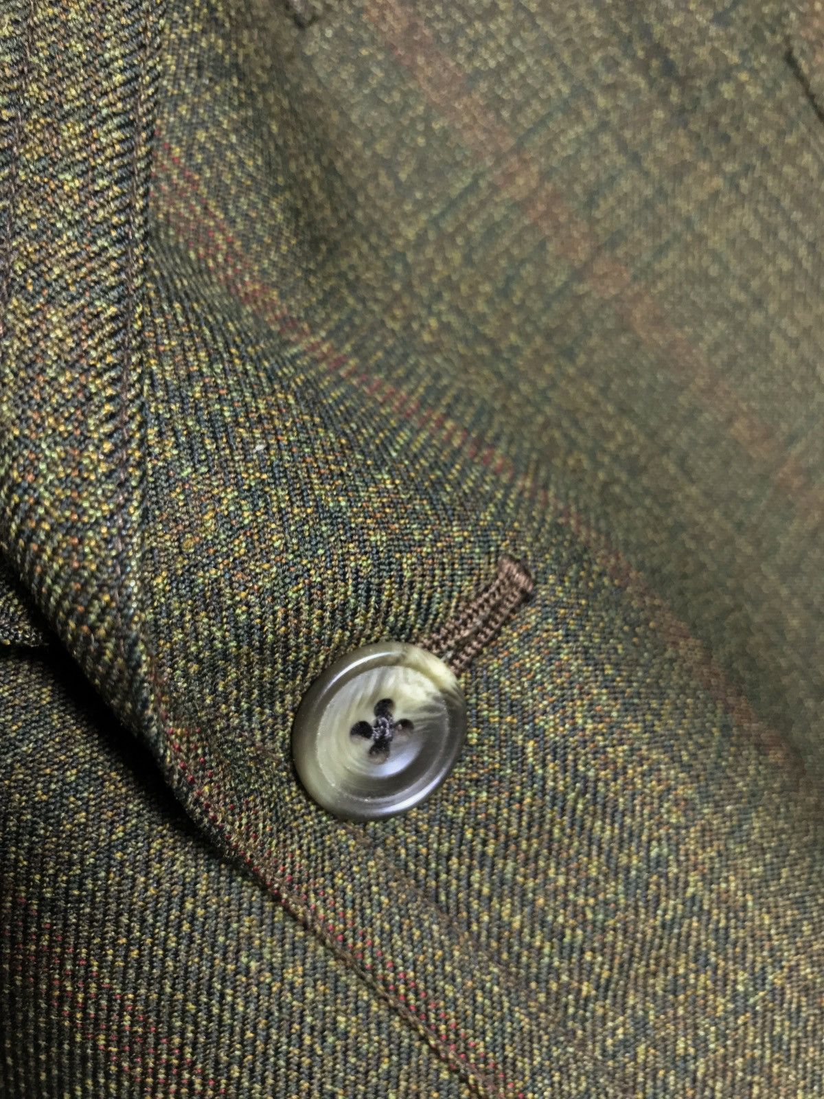 Other Burberrys London Dress Jacket Mens Green Wool Classic Size 42R - 7 Thumbnail