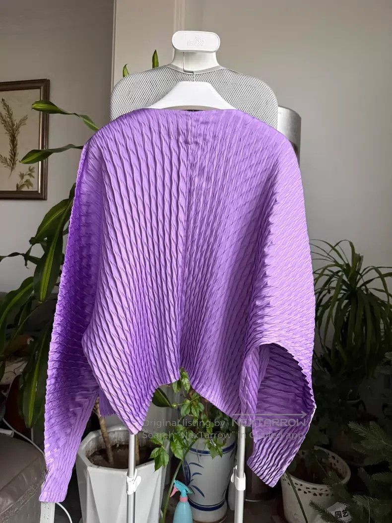 Issey Miyake Issey Miyake Big Fish Scale Purple Coat Size M / US 6-8 / IT 42-44 - 5 Thumbnail