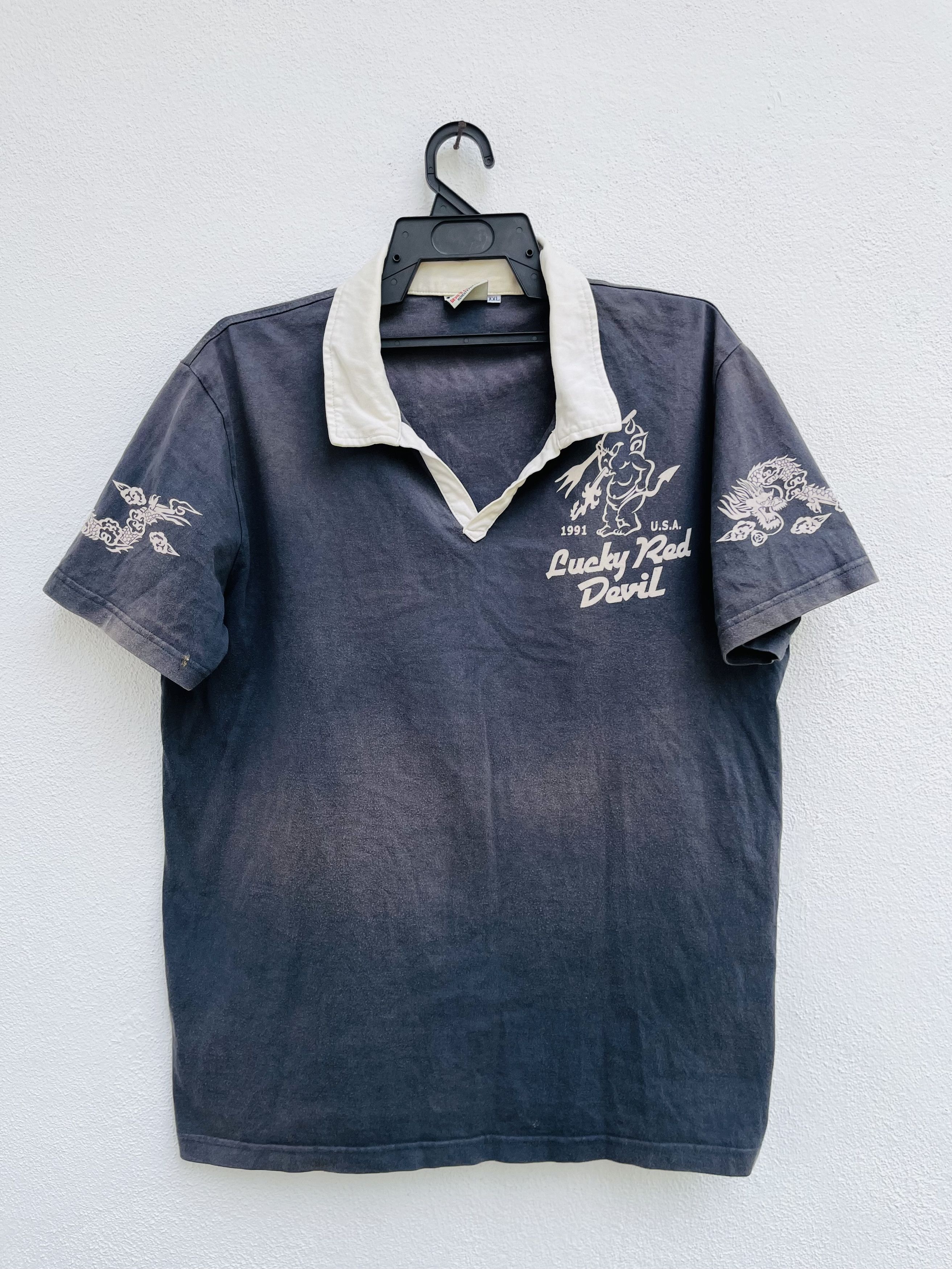 Japanese Brand Vtg Ted Company Lucky Red Devil Streetwear Fashion Style Size US L / EU 52-54 / 3 - 2 Thumbnail