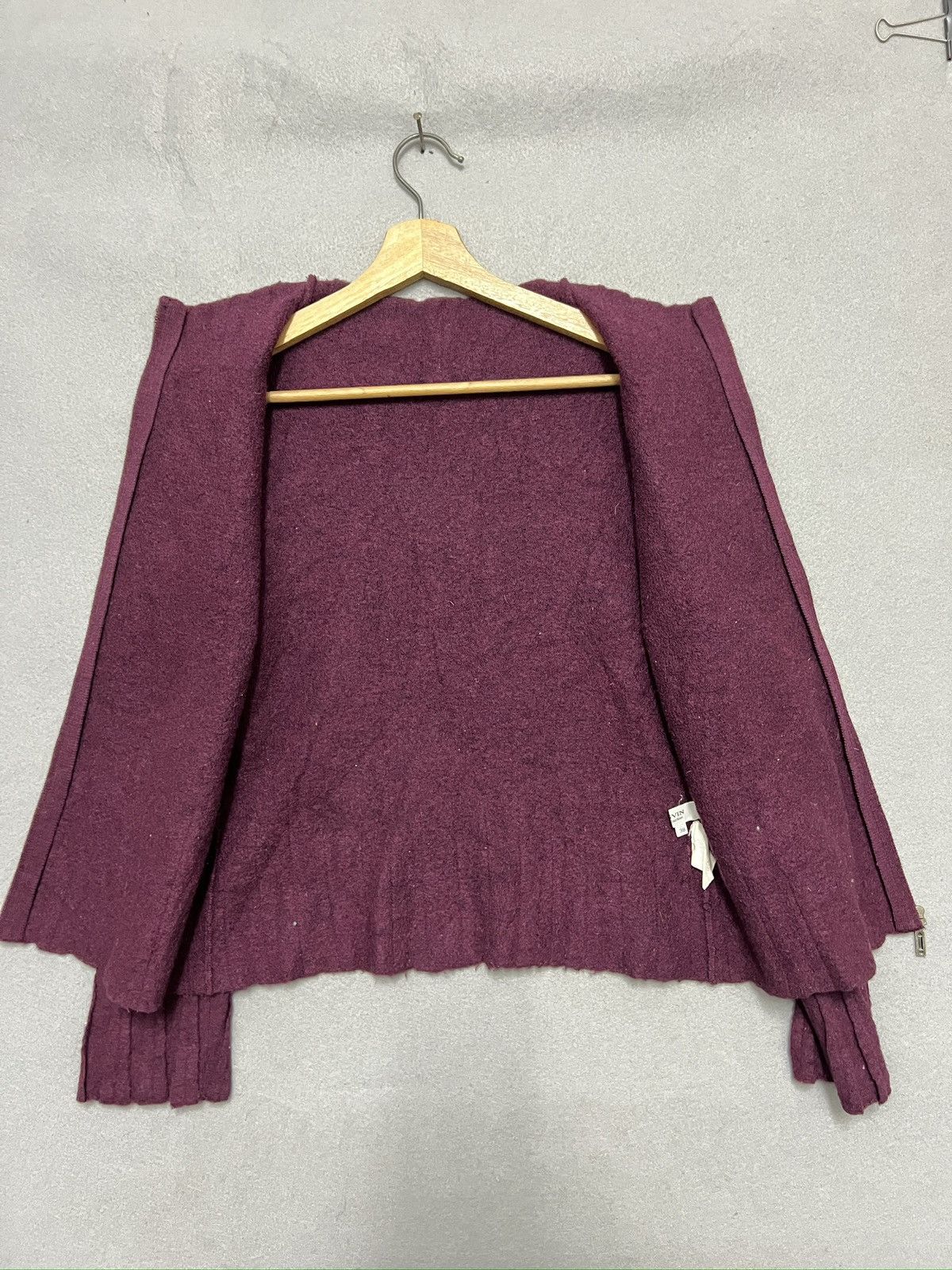 Lanvin 375. LANVIN wool sweatshirt with Zip Cardigan Size XS / US 0-2 / IT 36-38 - 3 Thumbnail