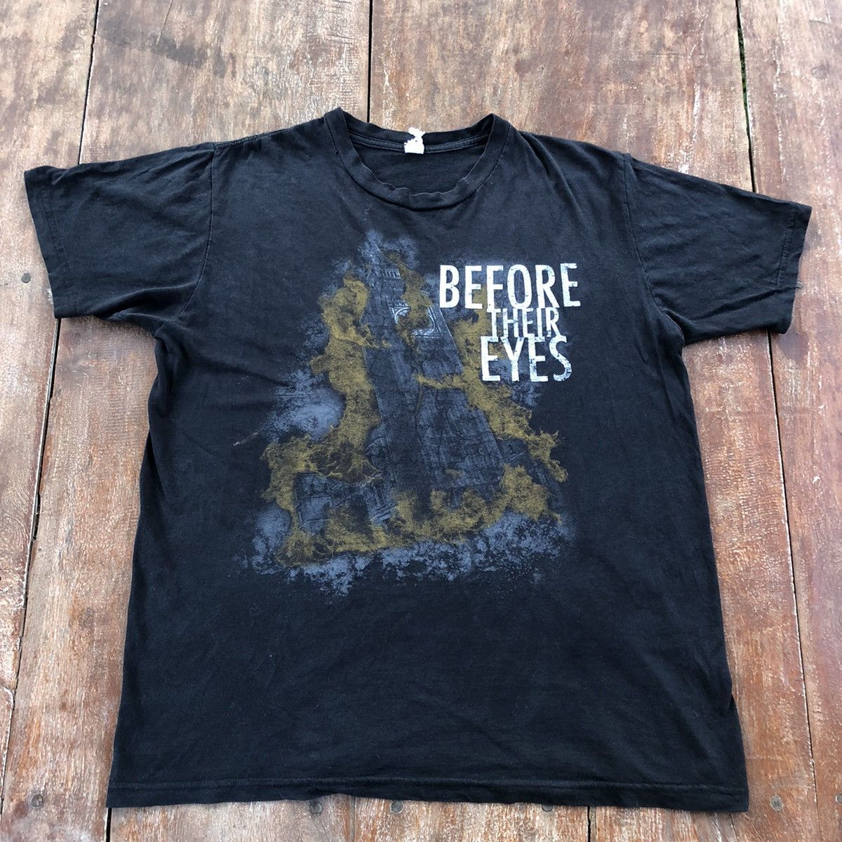Band Tees Vintage Thrashed Faded Before Their Eyes American Band Shirt Size US L / EU 52-54 / 3 - 2 Thumbnail
