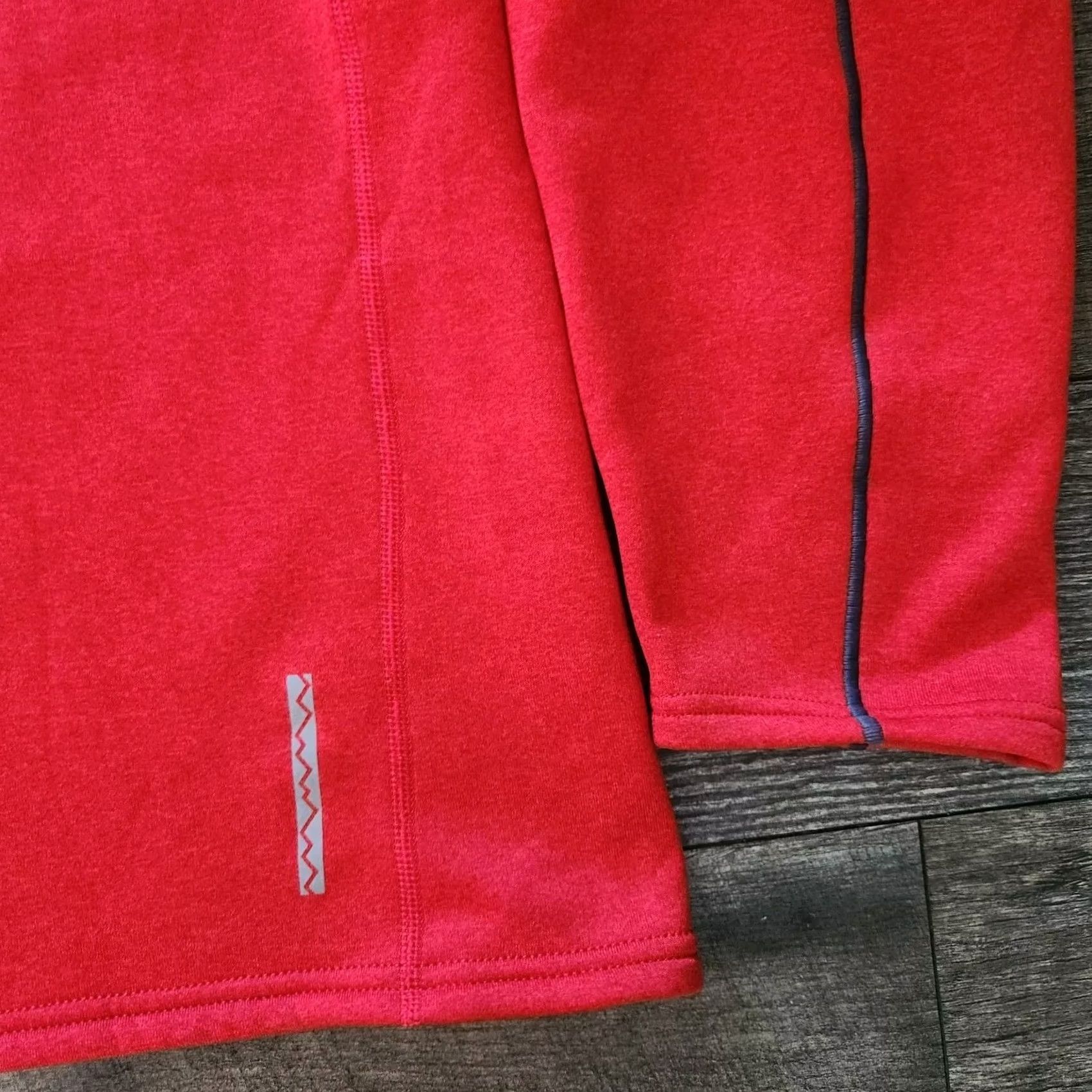Vintage L.L. Bean Mens XL Red Long Sleeve 1/4 Zip Pullover Sweater Slightly Fitted Big & Tall Outdoor Preppy Golf Hiking Walking Fall Winter Season Size US XL / EU 56 / 4 - 6 Thumbnail