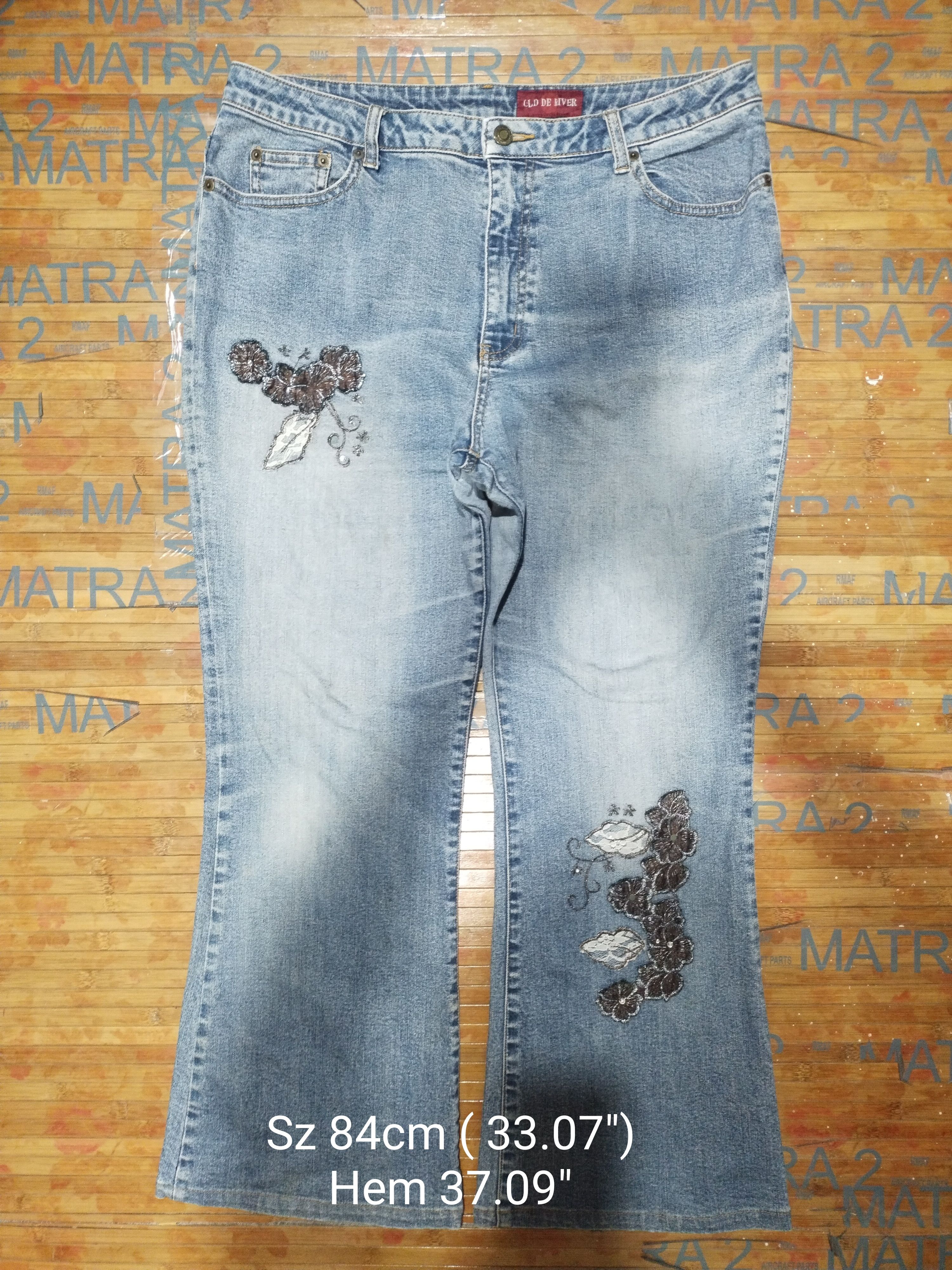 Other Old De River Jeans ' Baggy Style"Stretchable" Denim Sz 33" Size 33" - 1 Thumbnail