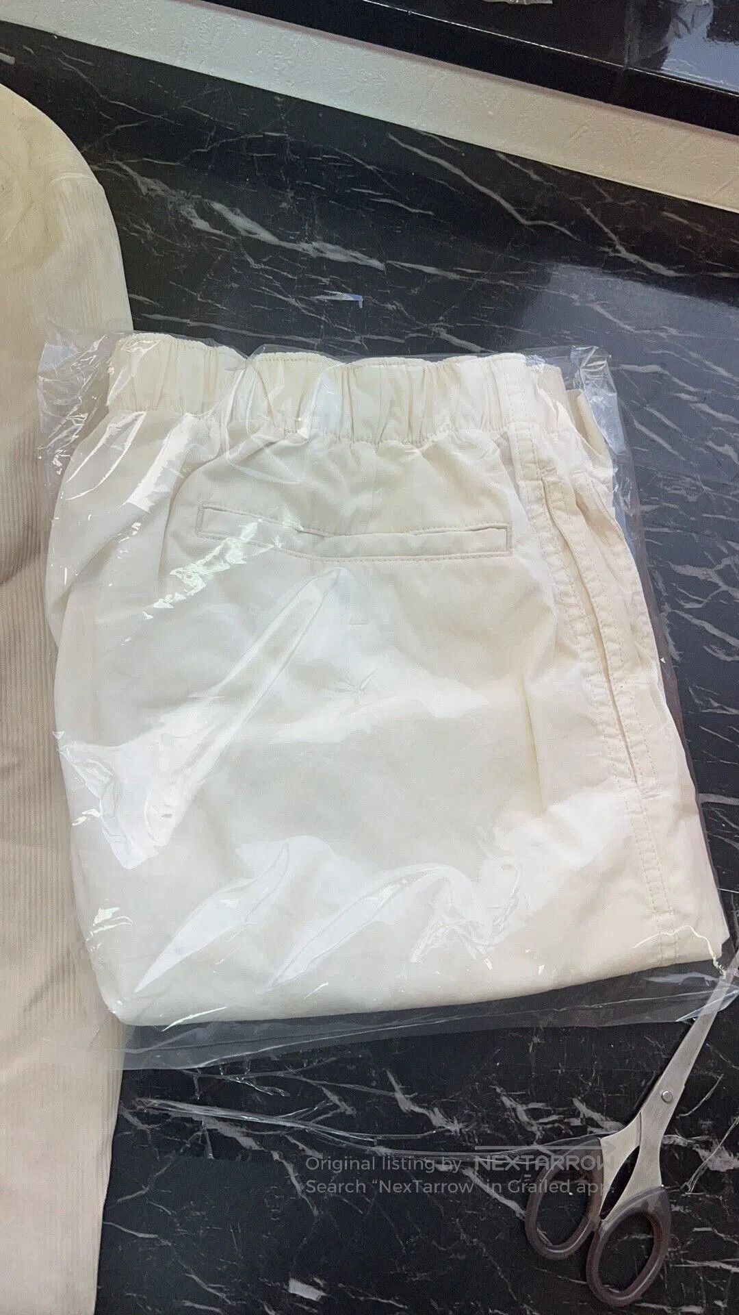 Nanamica Nanamica Easy Shorts in Ecru. Size US 34 / EU 50 - 2 Thumbnail