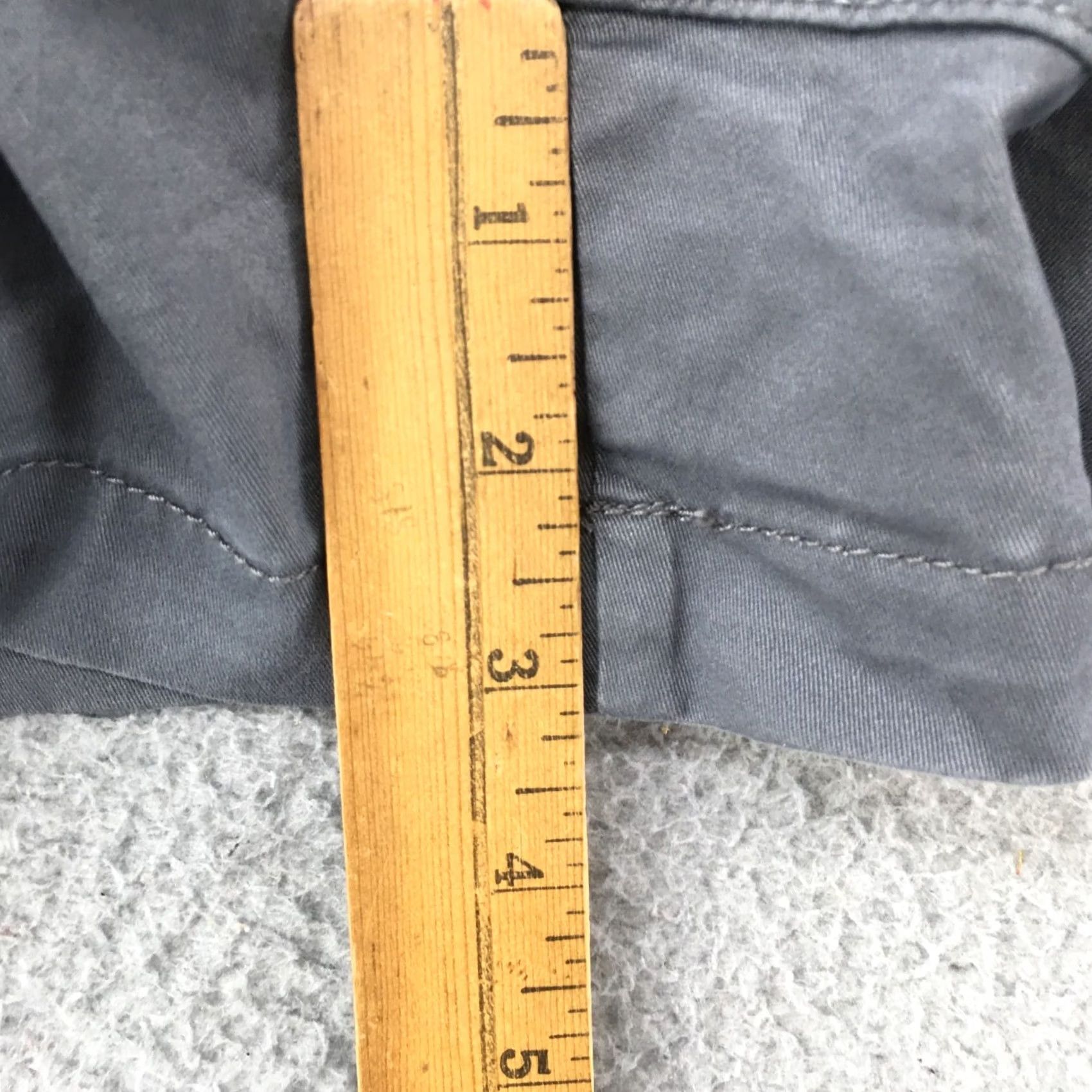 Vintage A New Day Chino Shorts Womens 8x3 Grey Cotton Blend Stretch Casual Zip Fly NEW Size 30" / US 8 / IT 44 - 7 Thumbnail