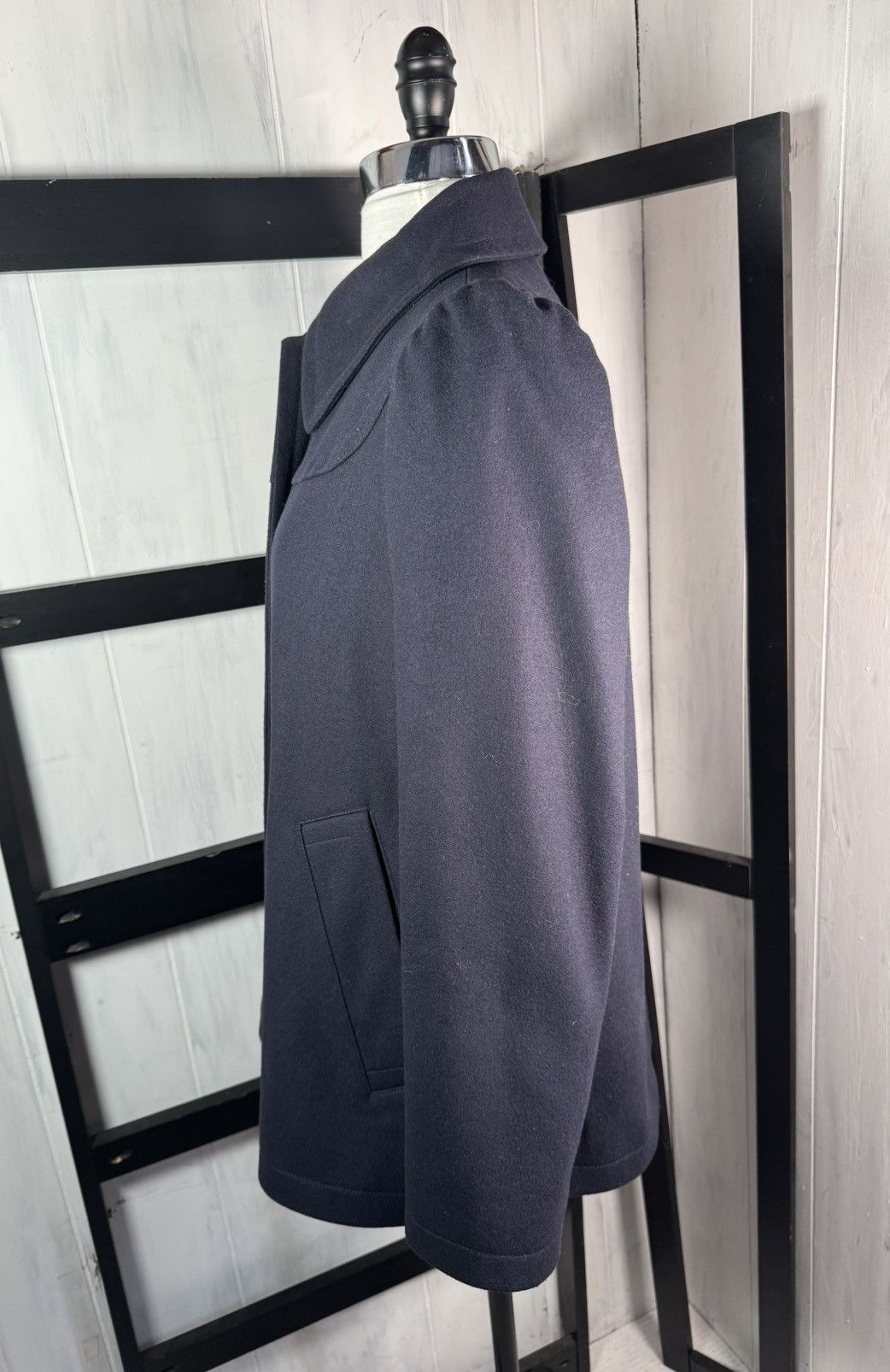 A.P.C. A.P.C. Rue Madame Navy MARIANNE Wool Blend Peacoat Size 36 Size S / US 4 / IT 40 - 3 Thumbnail
