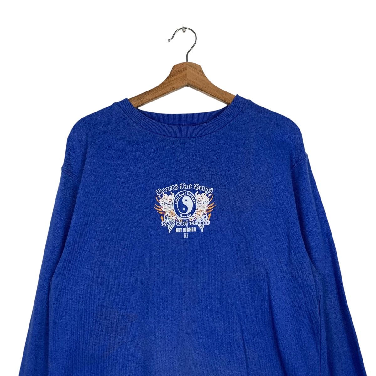 Japanese Brand T&C SURF DESIGNS Hawaii Taichi Big Logo Sweatshirt #1922-C83 Size US M / EU 48-50 / 2 - 4 Thumbnail