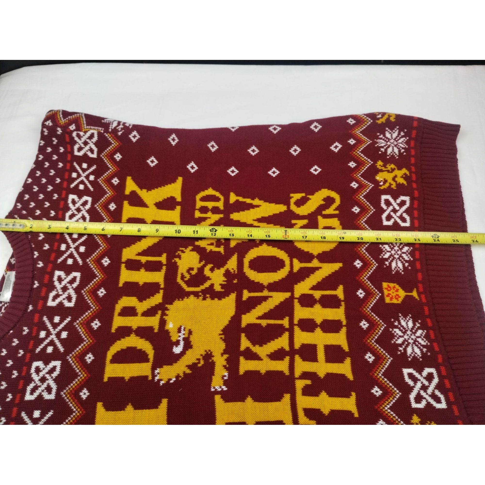 Other Game Of Thrones Men's Burgundy Sweater/Pullover SzXL SKU3867 Size US XL / EU 56 / 4 - 10 Thumbnail