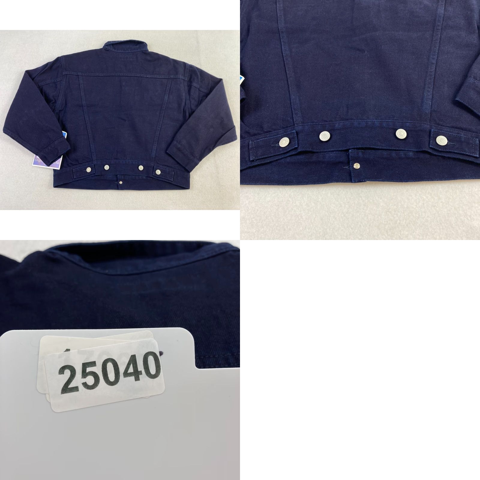 Jordache VINTAGE Jordache Denim Jacket Women’s L Blue Trucker Biker Western Crop Jacket Size L / US 10 / IT 46 - 9 Thumbnail