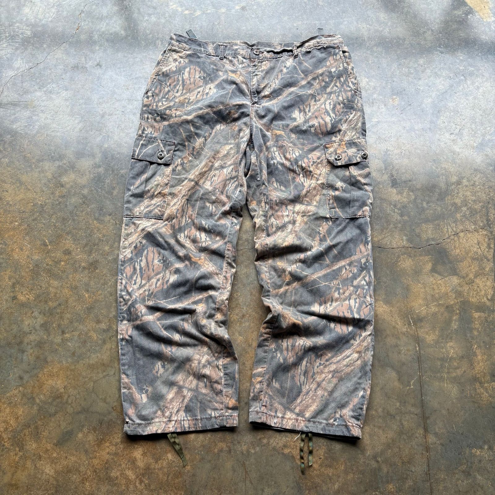 Mossy Oaks × Vintage Vintage Baggy Mossy Oak Camo Hunting Pants Size US 42 / EU 58 - 5 Thumbnail