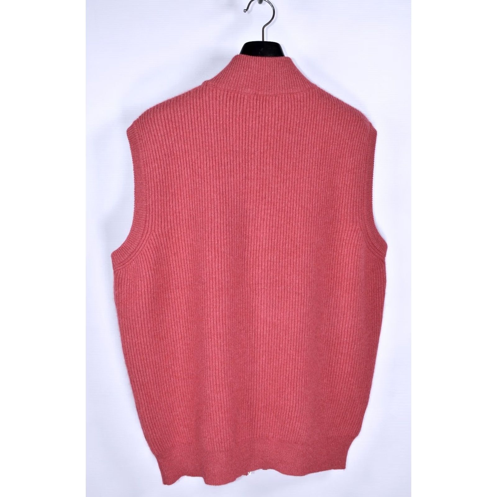 Johnstons Of Elgin Johnstons of Elgin Sweater XL Pullover Woman High Neck, Ribbed, 75% Lambswool 25% Angora, Pink, GIRLS? Size XL / US 12-14 / IT 48-50 - 7 Thumbnail