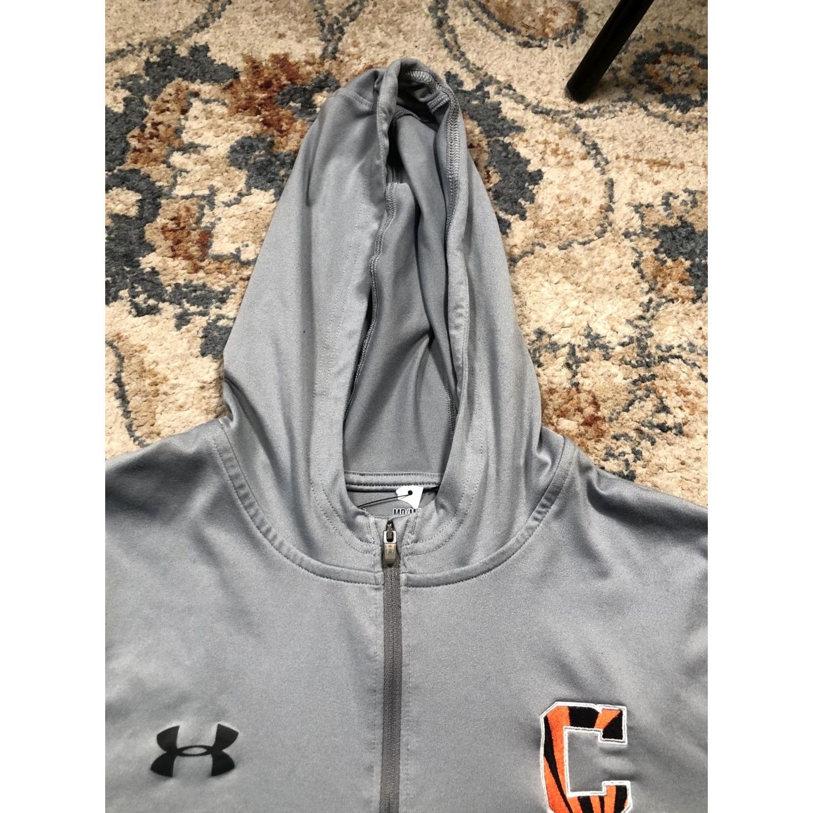 Under Armour Under Armour Hoodie Mens M Gray HeatGear Quarter Zip Pullover C Logo Size US M / EU 48-50 / 2 - 5 Thumbnail