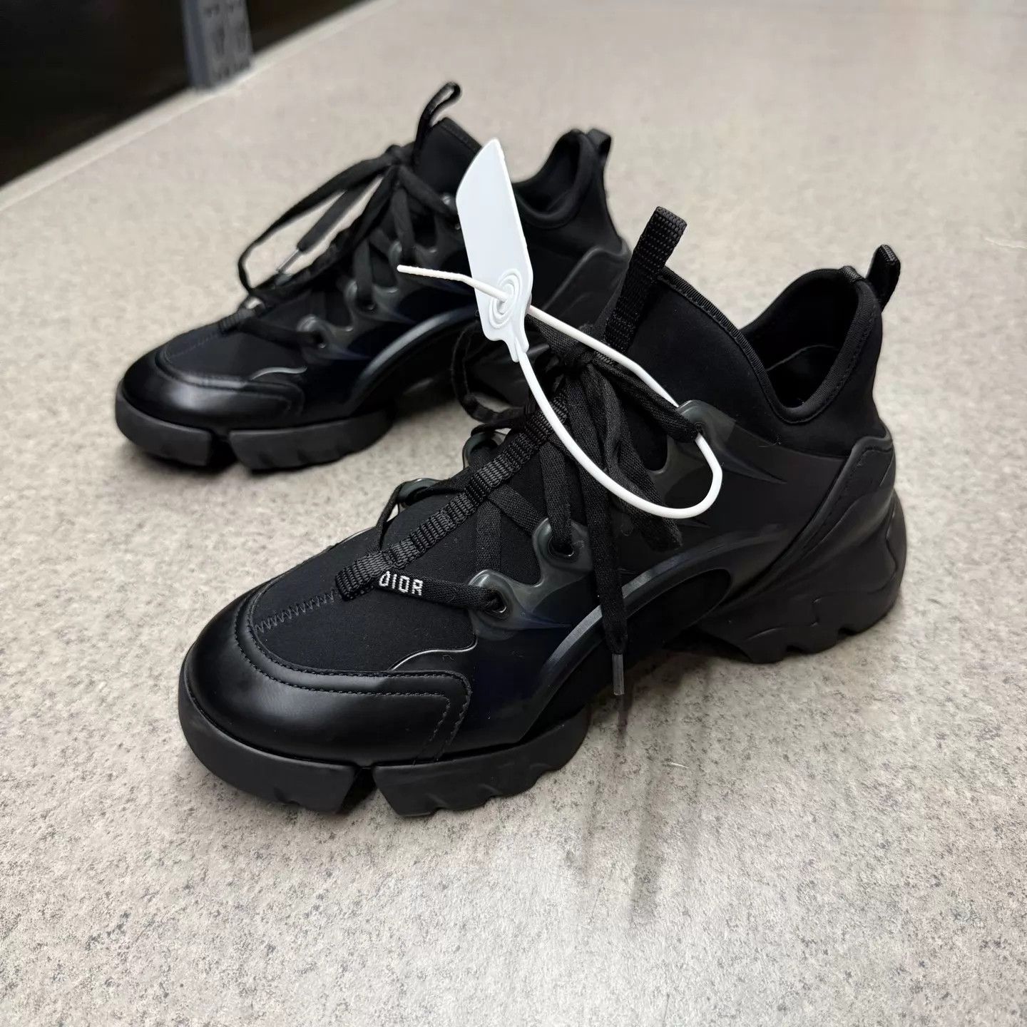 Dior Dior D-Connect Black Dad Shoe 37.5 Lightly Used Size US 7 / IT 37 - 1 Thumbnail