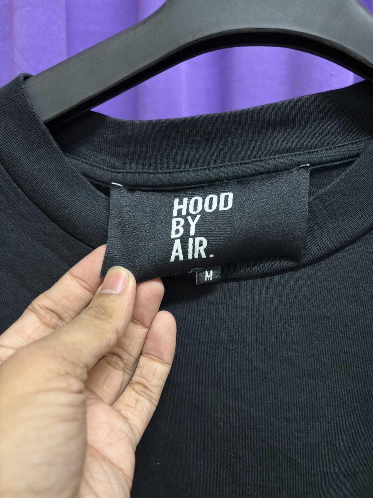 Hood By Air RARE HOOD BY AIR side logo HBA tshirt playboi carti style Size US M / EU 48-50 / 2 - 3 Thumbnail