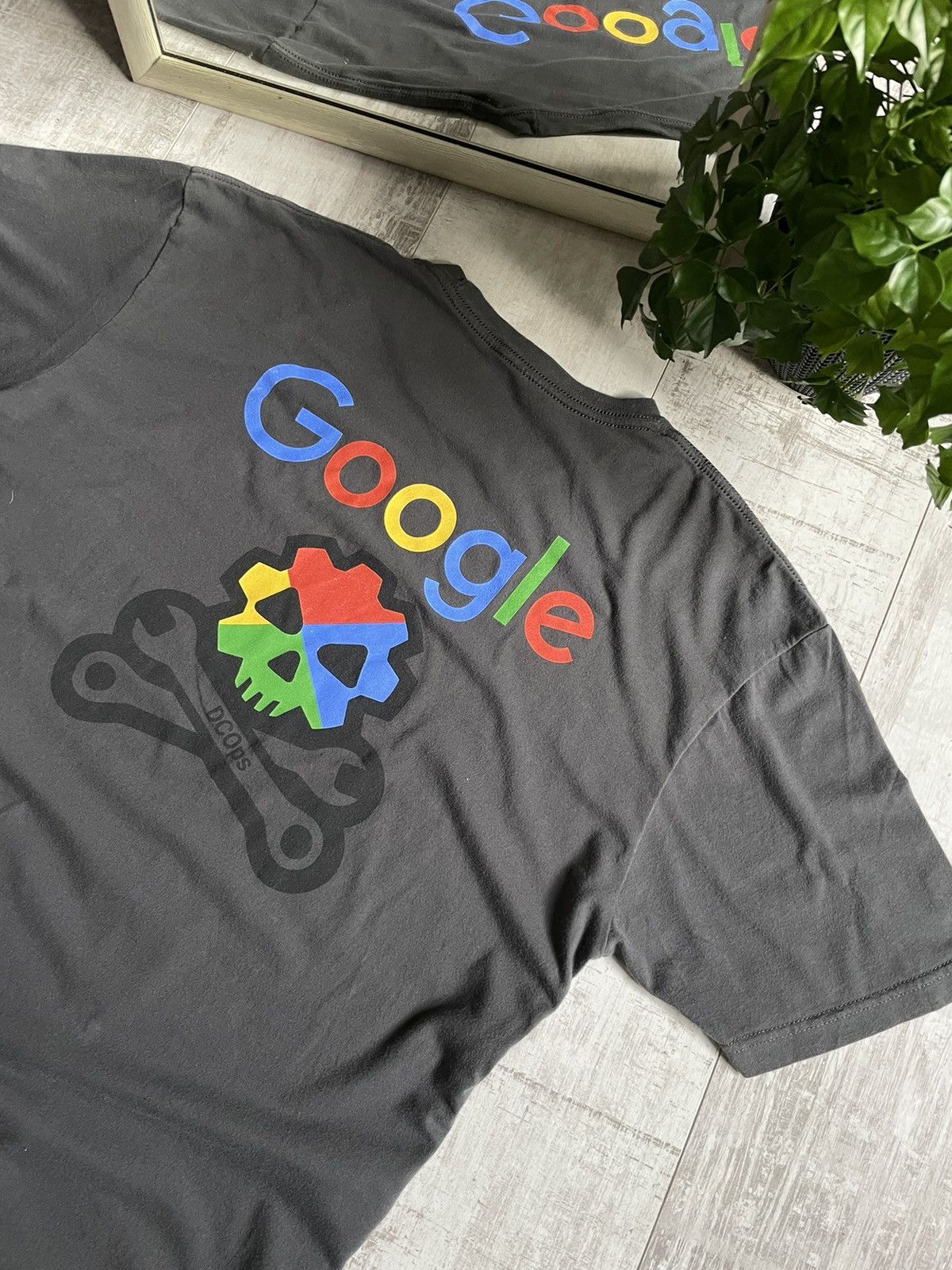 Vintage Humor Y2K Google Vintage DC Operations T-Shirt Skull Printed Size US XL / EU 56 / 4 - 6 Thumbnail