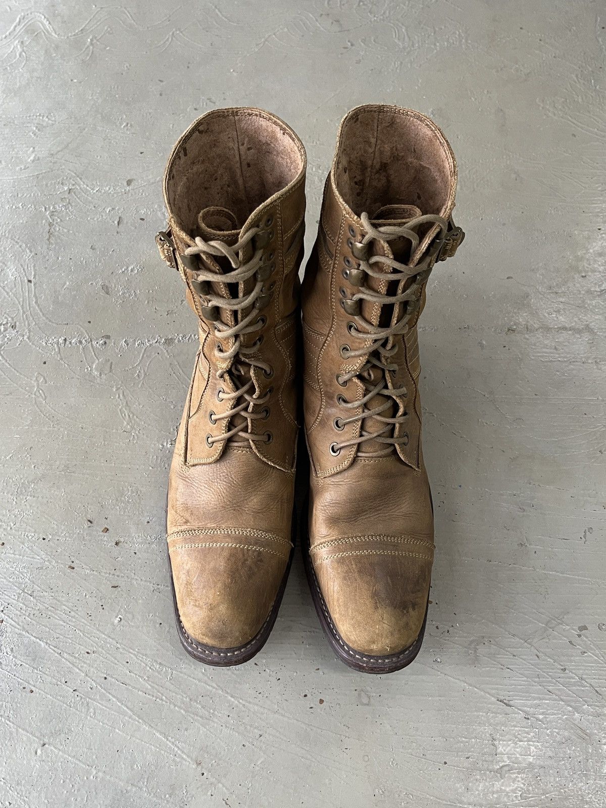 GOA Rare GOA Cowhide Leather Combat Boots AS 98 Guidi Style Size US 8 / EU 41 - 7 Thumbnail