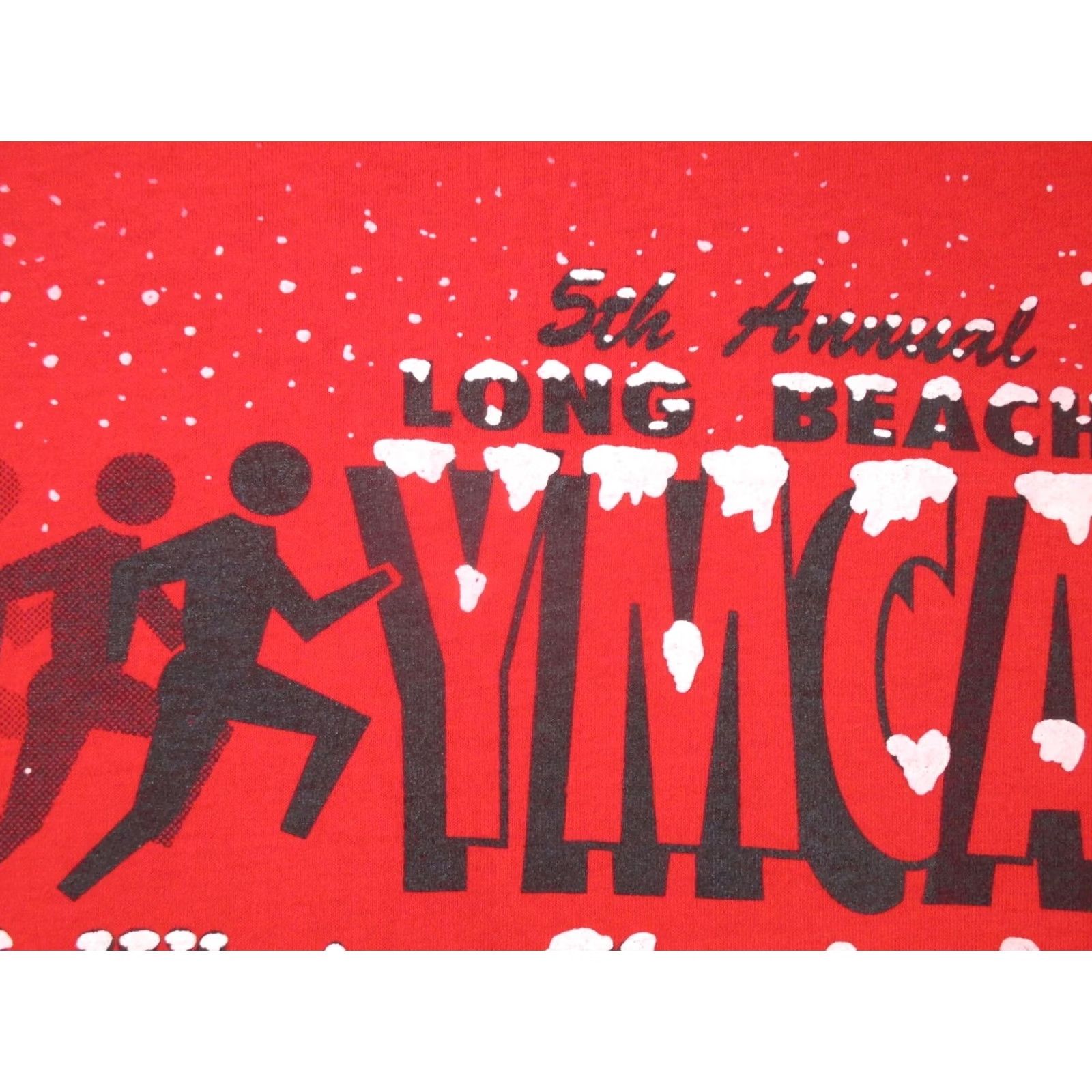 Vintage VINTAGE LONG BEACH MISSISSIPPI WINTER MARATHON T-Shirt S 80s thin single stitch Size US S / EU 44-46 / 1 - 7 Thumbnail