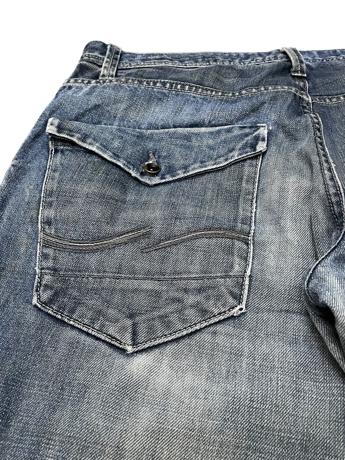 Hysteric Glamour × JNCO × Jack & Jones Vintage Jack & Jones Double Knee Baggy Loose Jeans Size US 34 / EU 50 - 16 Thumbnail