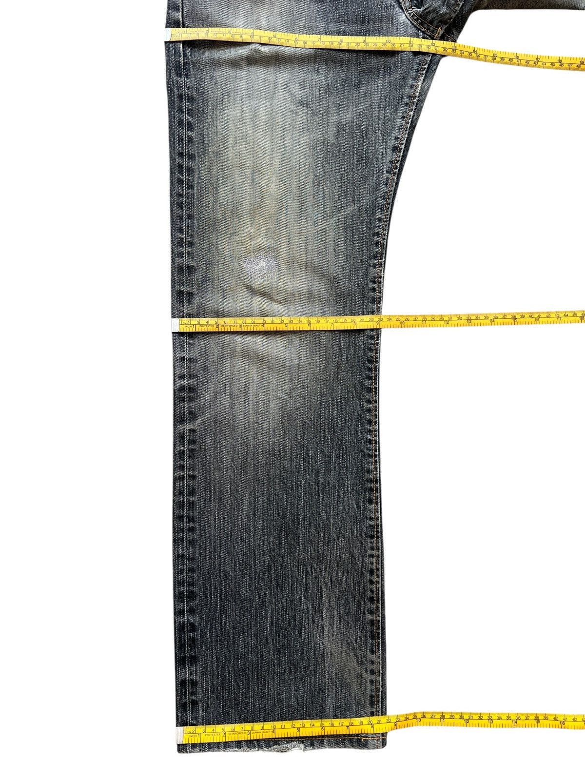 Edwin Vintage Edwin 505ZX Selvedge Distressed Denim Jeans 31x31 Size US 31 - 15 Thumbnail