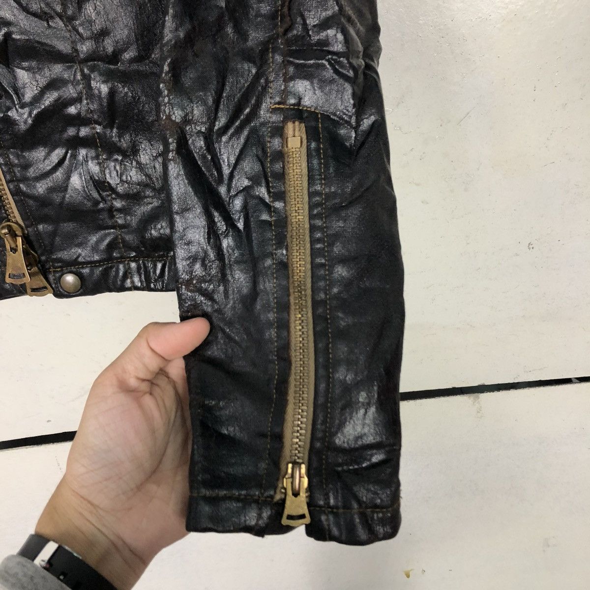 Hysteric Glamour 🔥VINTAGE SOFT LEATHER BIKER JACKET GYPSY & SONS JAPAN Size US M / EU 48-50 / 2 - 17 Thumbnail