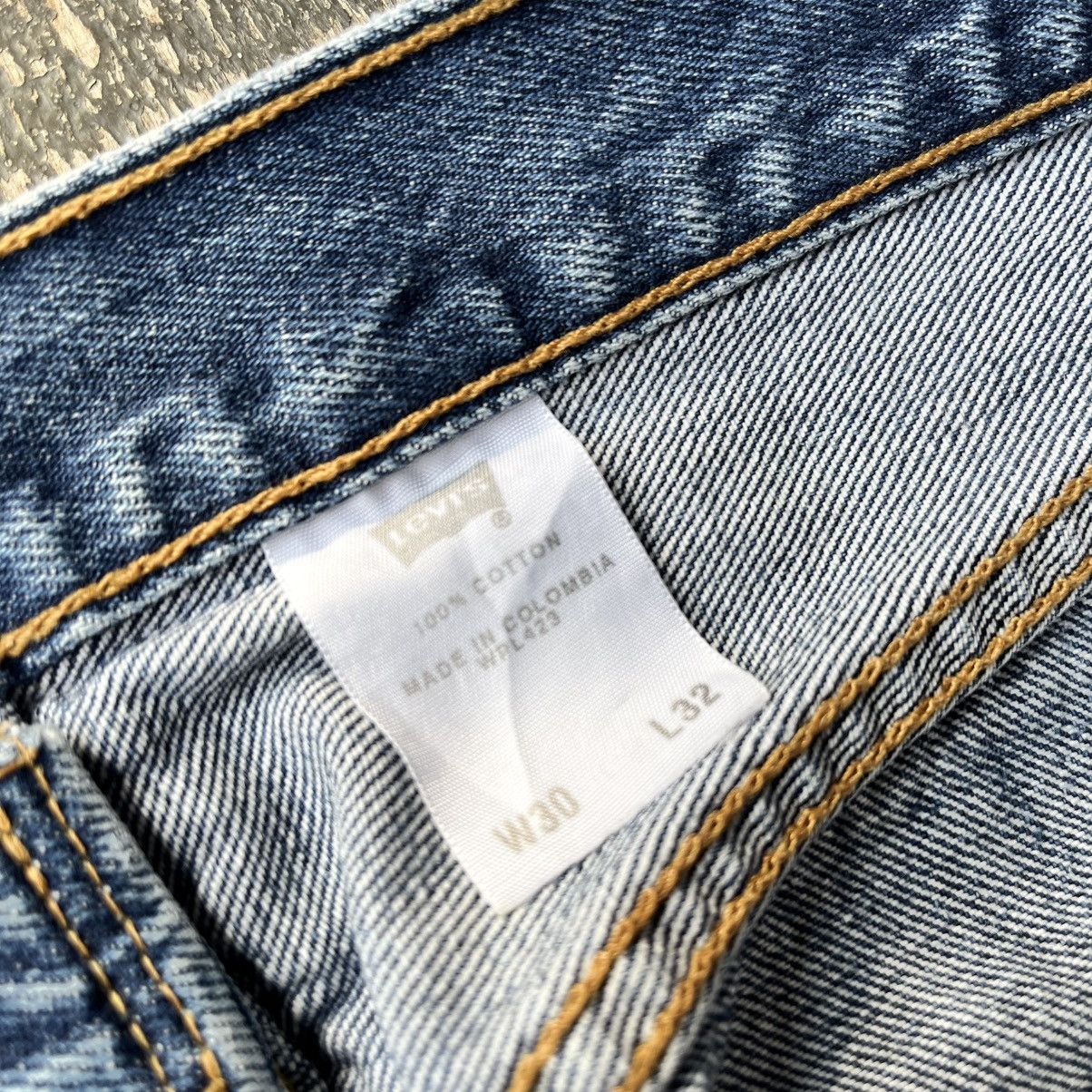 Levi's Vintage 90s Levi’s 501 Jeans – Stonewash 0115 Size US 30 / EU 46 - 8 Thumbnail