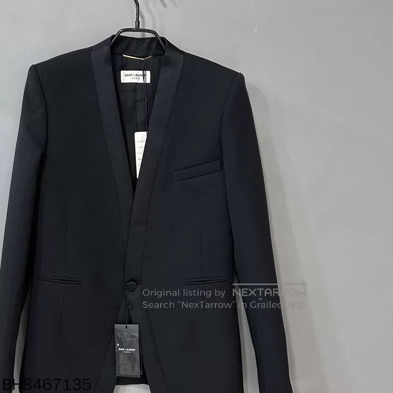 Saint Laurent Paris Saint Laurent Paris Smoking Lapel Suit i Size XS / US 0-2 / IT 36-38 - 2 Thumbnail