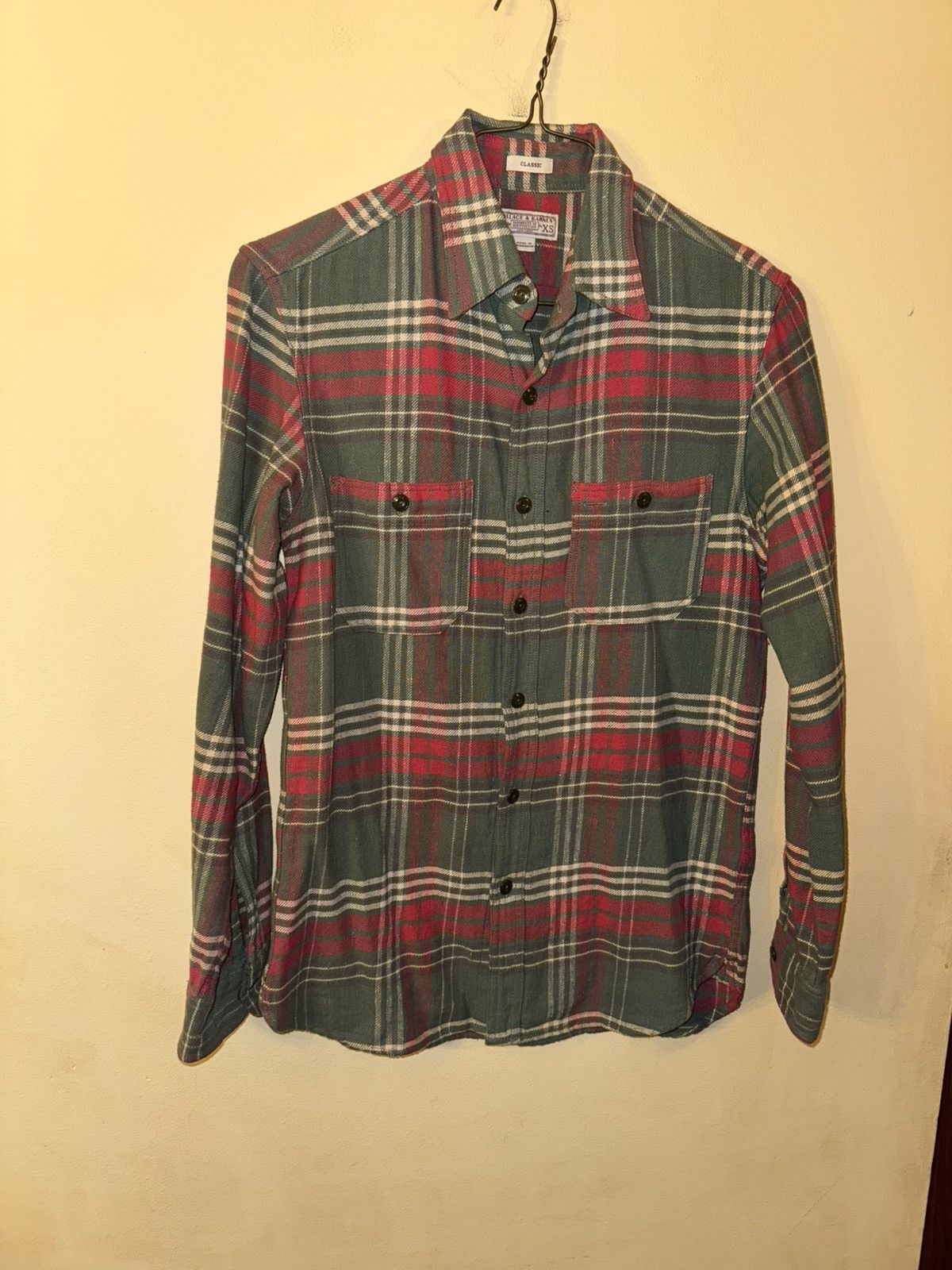 J.Crew J Crew Men’s Wallace & Barnes Flannel, X-Small Size US XS / EU 42 / 0 - 1 Thumbnail