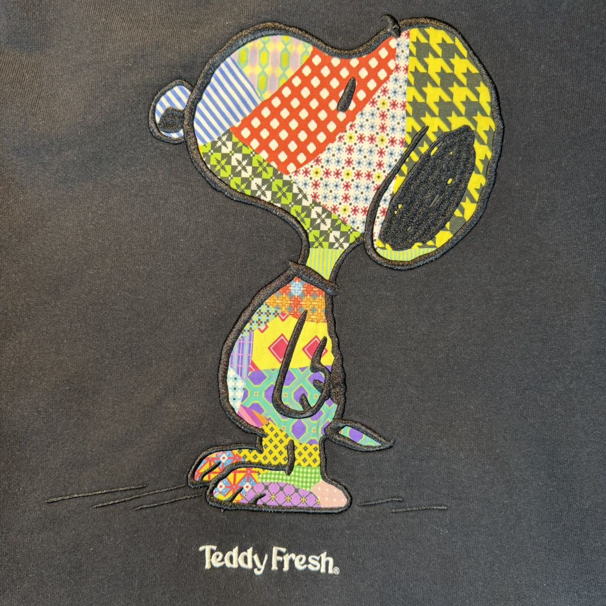 Teddy Fresh Teddy Fresh x Peanuts Snoopy Black UnisexCrewneck Sweatshirt Size US S / EU 44-46 / 1 - 2 Thumbnail