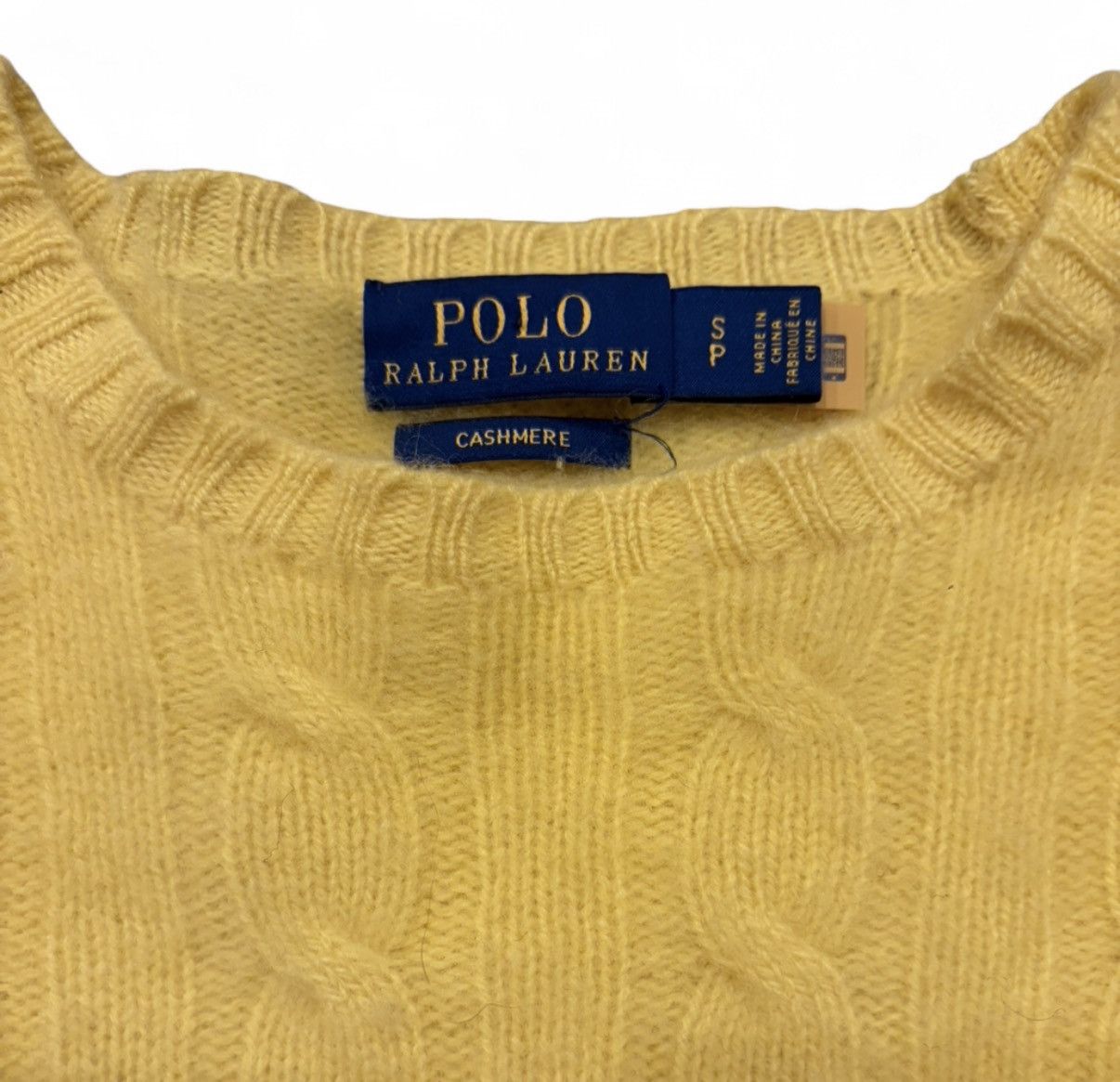 Polo Ralph Lauren Cable knit Cashmere Sweater Size S / US 4 / IT 40 - 4 Thumbnail