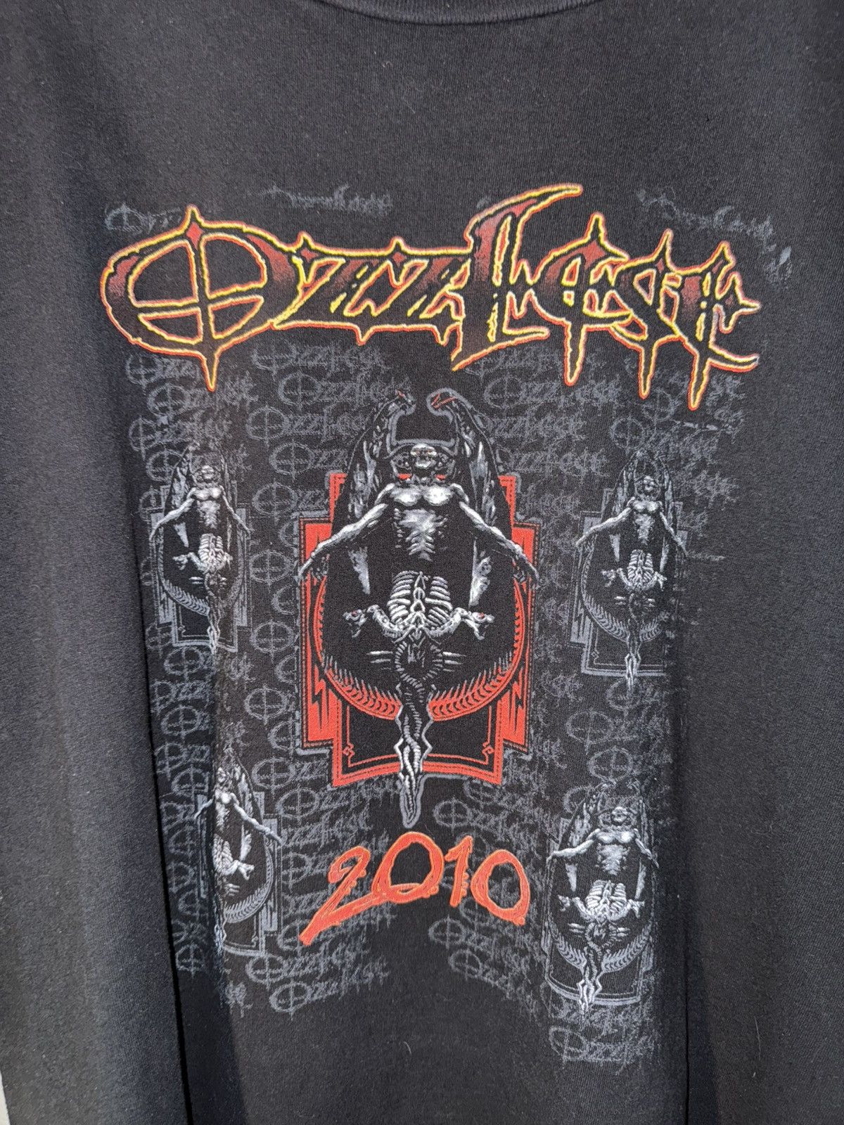 Band Tees × Vintage OzzFest 2010 black tee Size US XL / EU 56 / 4 - 4 Thumbnail