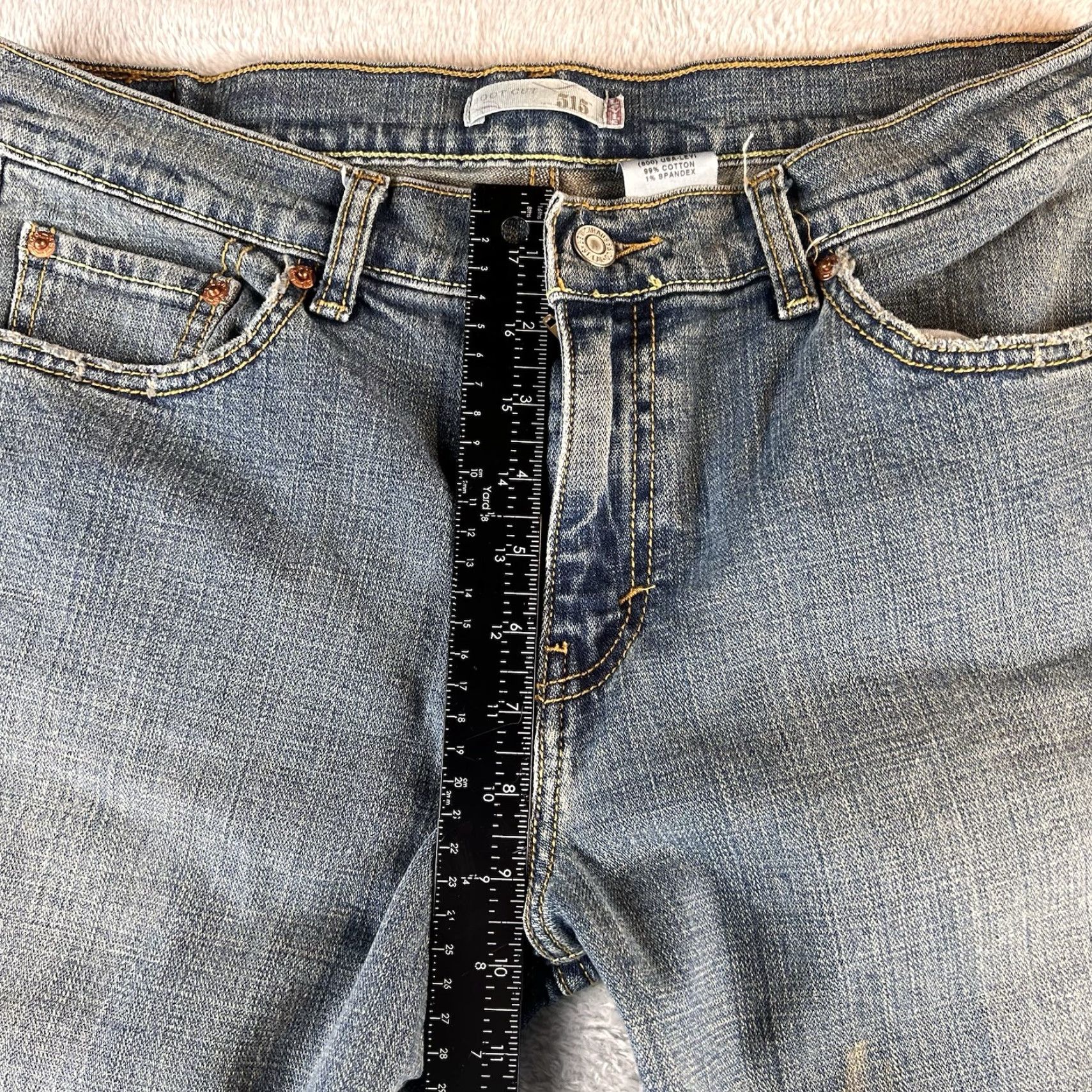 Levi's VINTAGE Levi's 515 Jeans Women 10 M 32x30 Blue Bootcut 5-Pocket Denim 100% Cotton Regular Cowboy USA Men? Size 32" / US 10 / IT 46 - 6 Thumbnail
