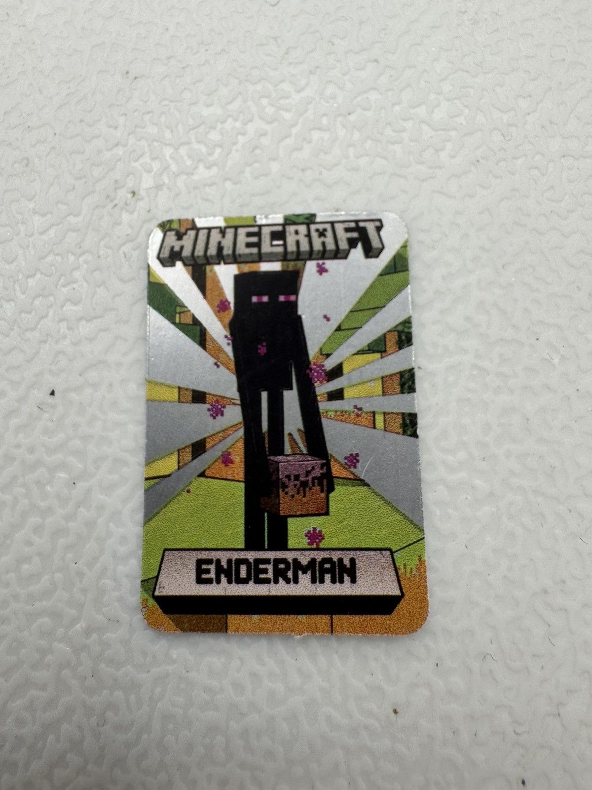 The Game Minecraft Enderman Kinder Toy Collectible Size ONE SIZE - 6 Thumbnail
