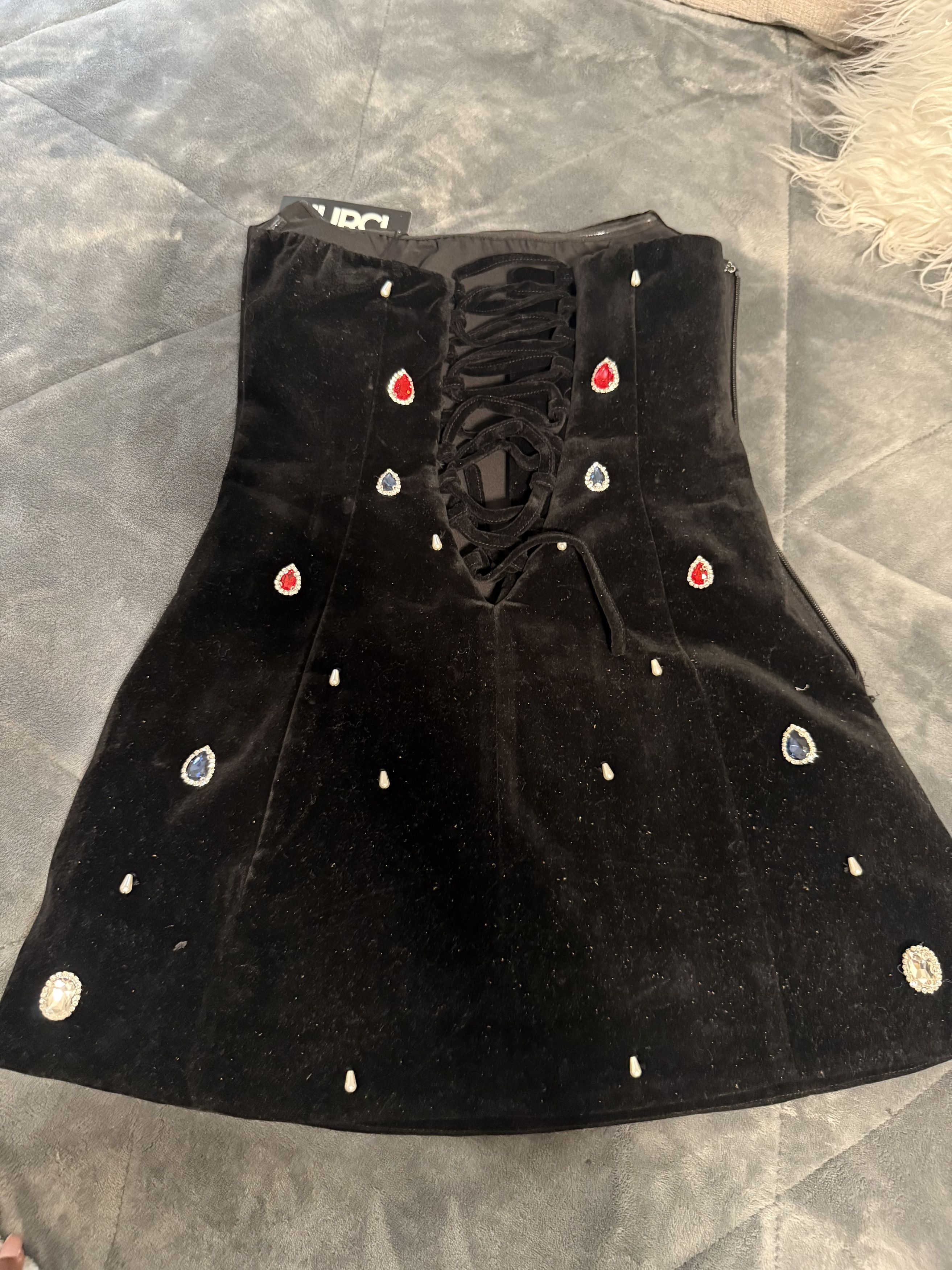 Other Embellished Mini Dress Size M / US 6-8 / IT 42-44 - 2 Thumbnail