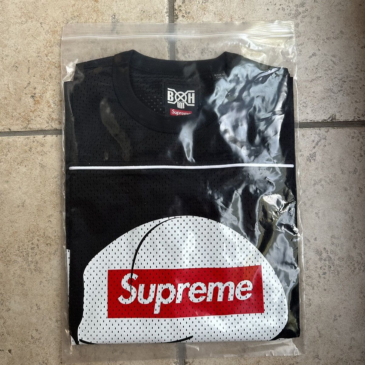 Supreme Supreme Bounty Hunter Mesh Moto Jersey Black Size Small