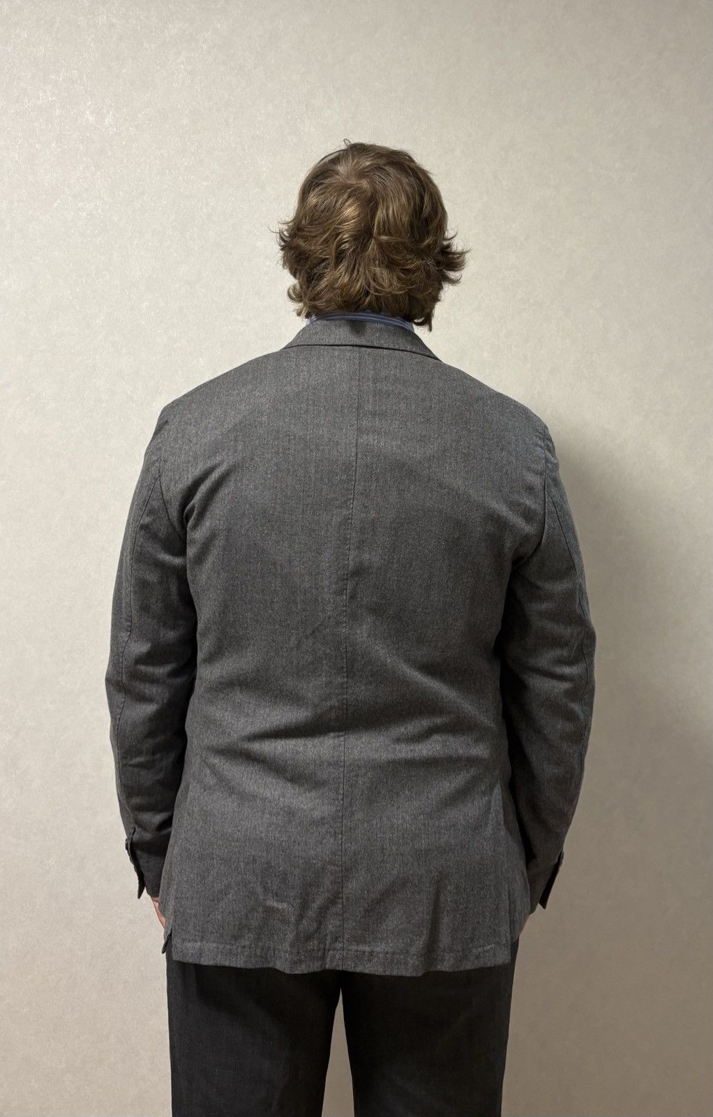 Hartford Hartford Wool Single Breasted Two Button Unlined Blazer L/XL Size 54R - 6 Thumbnail