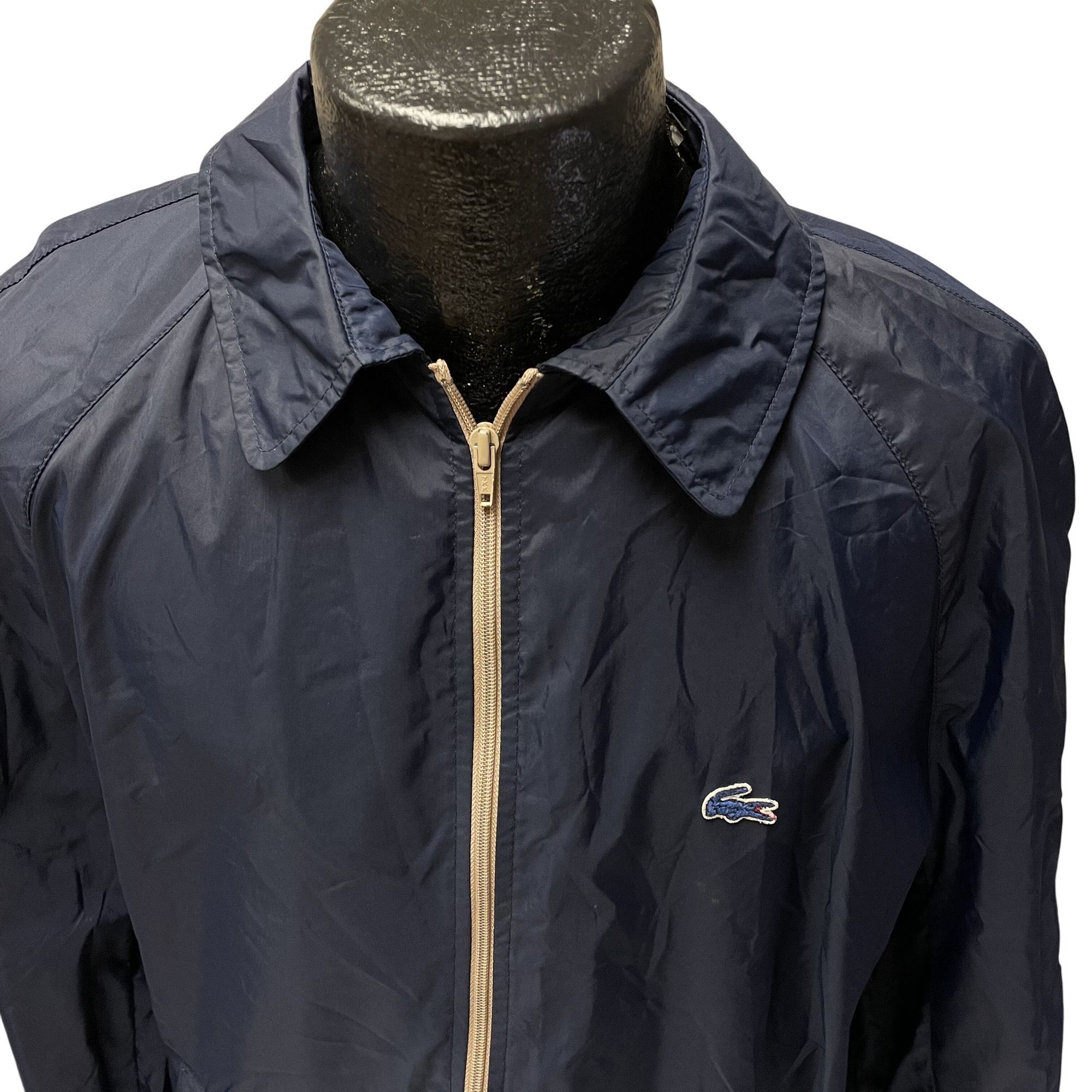 Izod Vtg Izod Lacoste NYLON Jacket ALLIGATOR Logo Windbreaker Size US L / EU 52-54 / 3 - 3 Thumbnail