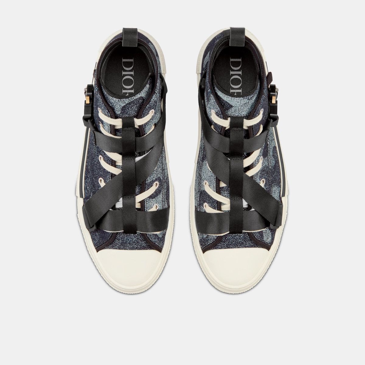 Dior o1bcso1str0125 B23 High-Top Sneaker in Denim Size US 10 / EU 43 - 4 Thumbnail