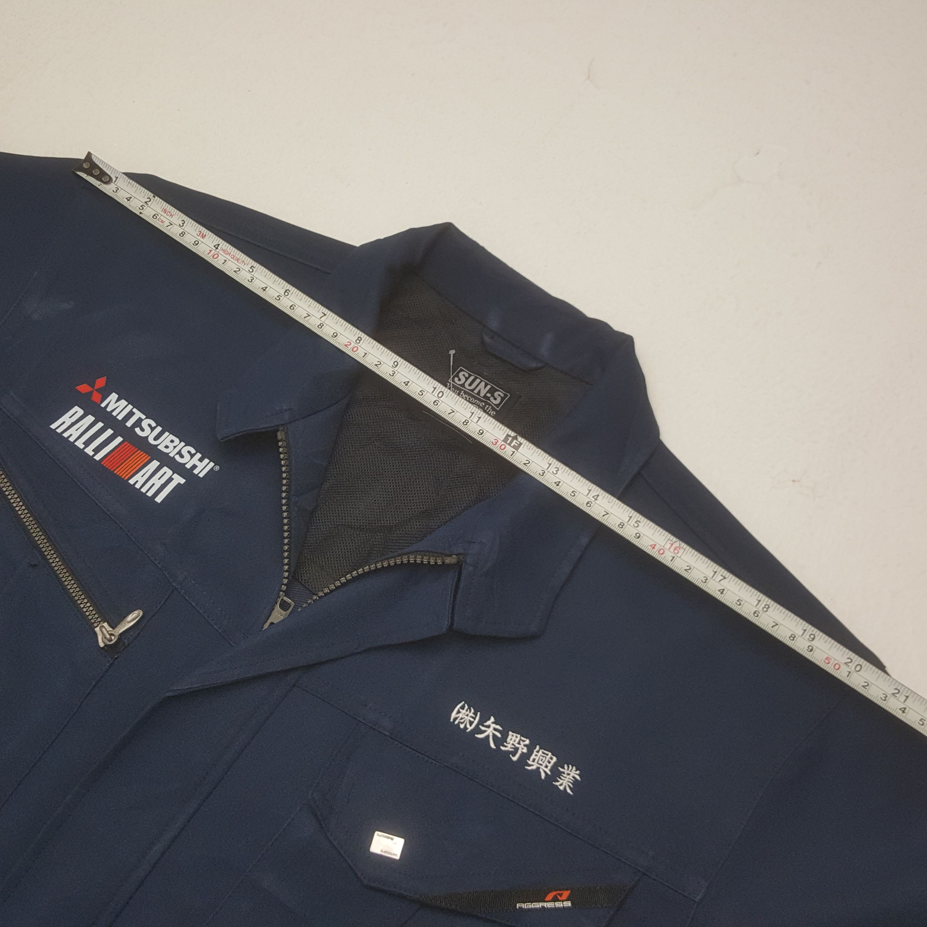 Japanese Brand × Uniform Wares × Vintage Vintage Mitsubishi Ralli Art Racing Custom Uniform Jacket Size US L / EU 52-54 / 3 - 6 Thumbnail