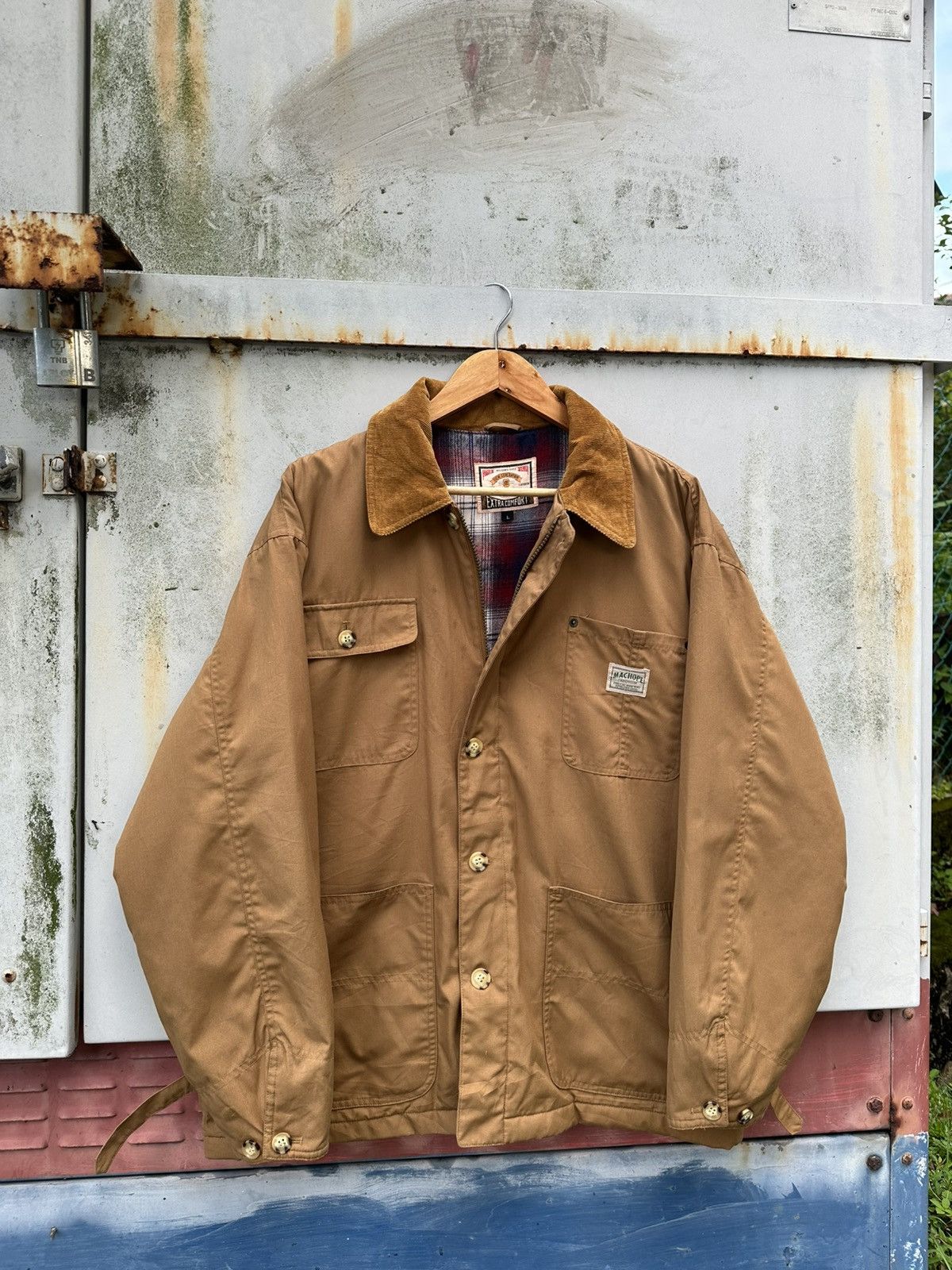 Vintage 👹Machope Blanked Lined Chore Jacket Size US XL / EU 56 / 4 - 3 Thumbnail