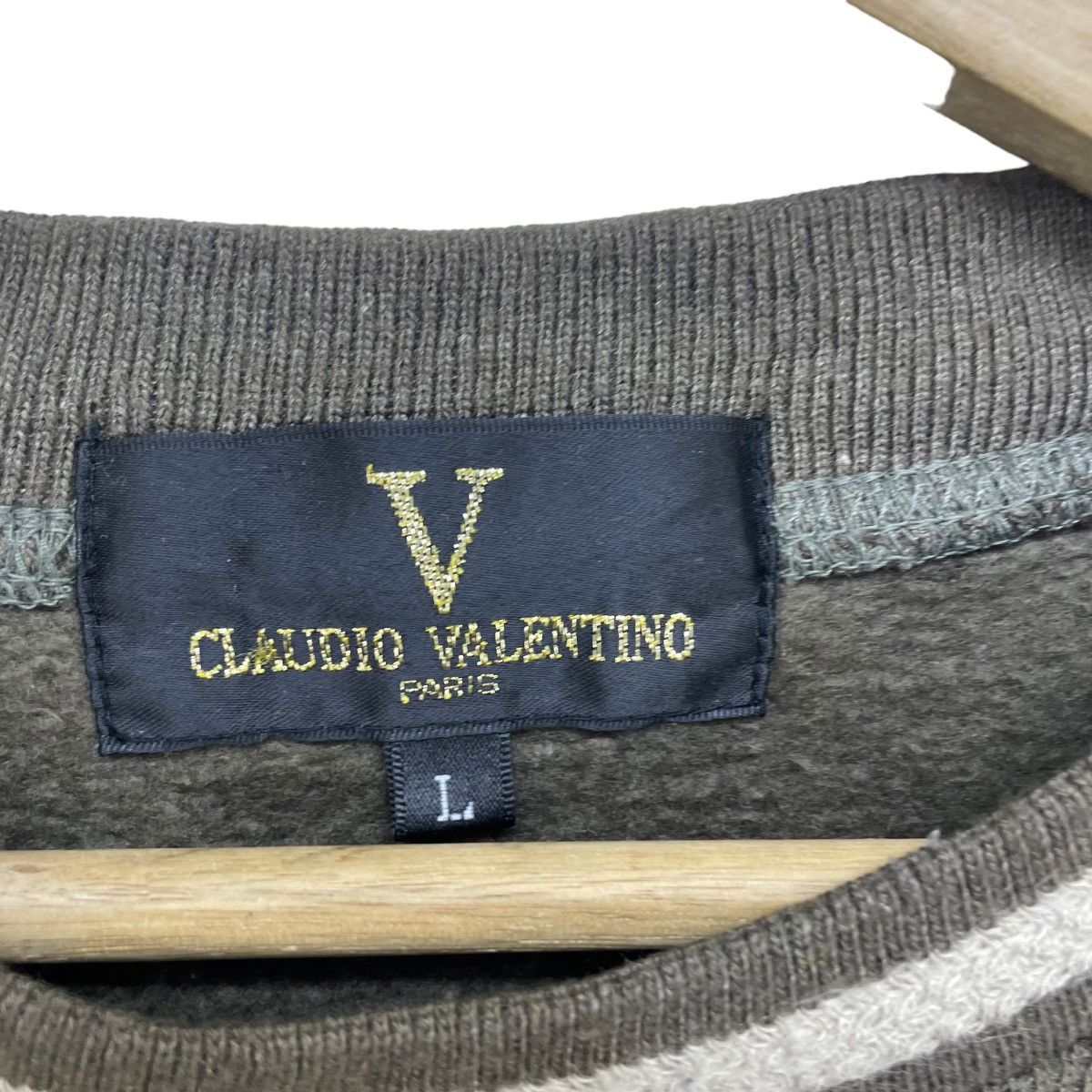 Vintage 🔥Vintage Claudio Valentino Sweatshirt Jacket Size US M / EU 48-50 / 2 - 3 Thumbnail